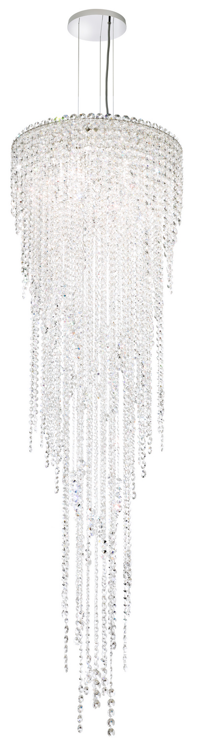 Chantant 5-Light Pendant in Stainless Steel