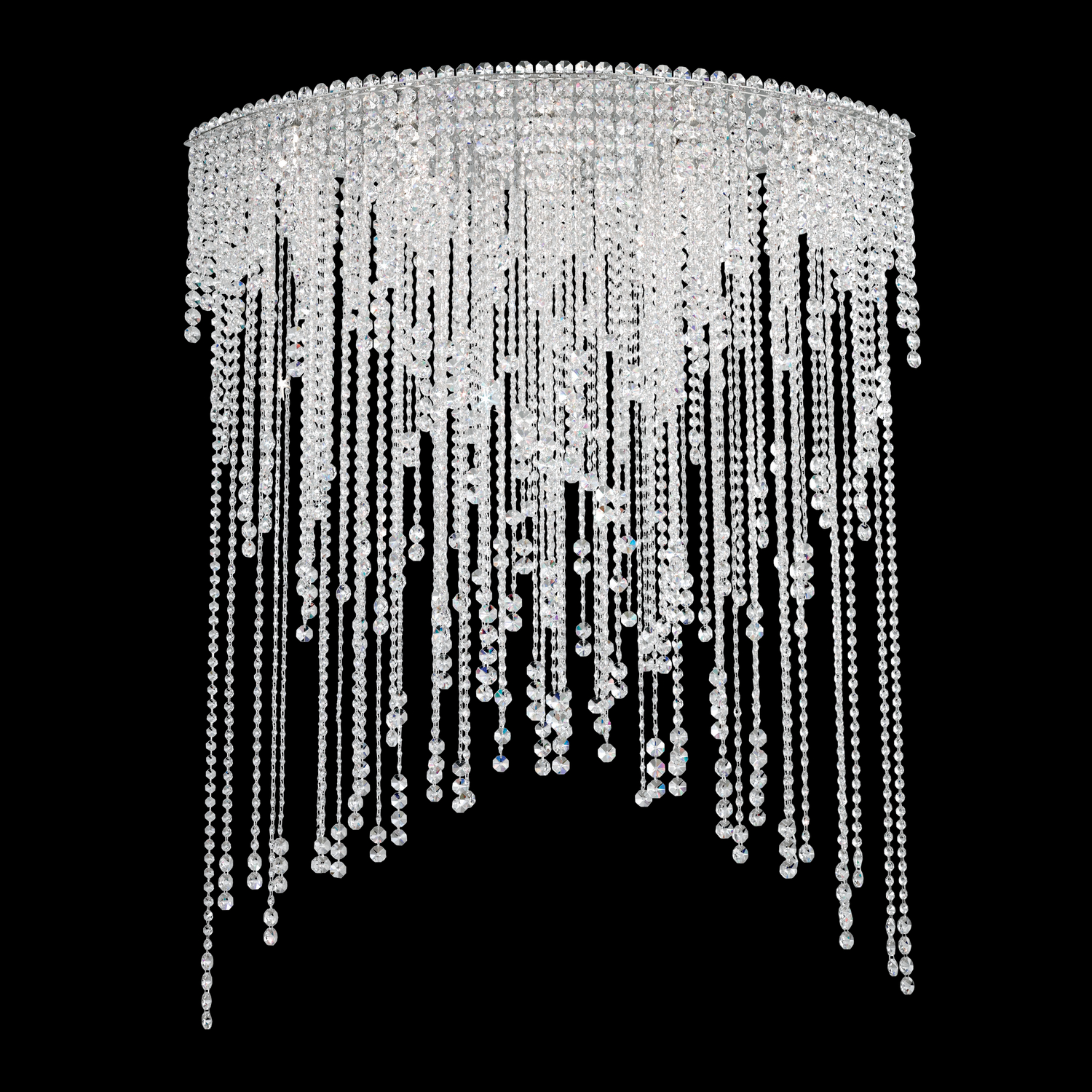 Schonbek CH4803N-401R Chantant 8 Light 22 inch Polished Stainless Steel Flush Mount Ceiling Light in Radiance