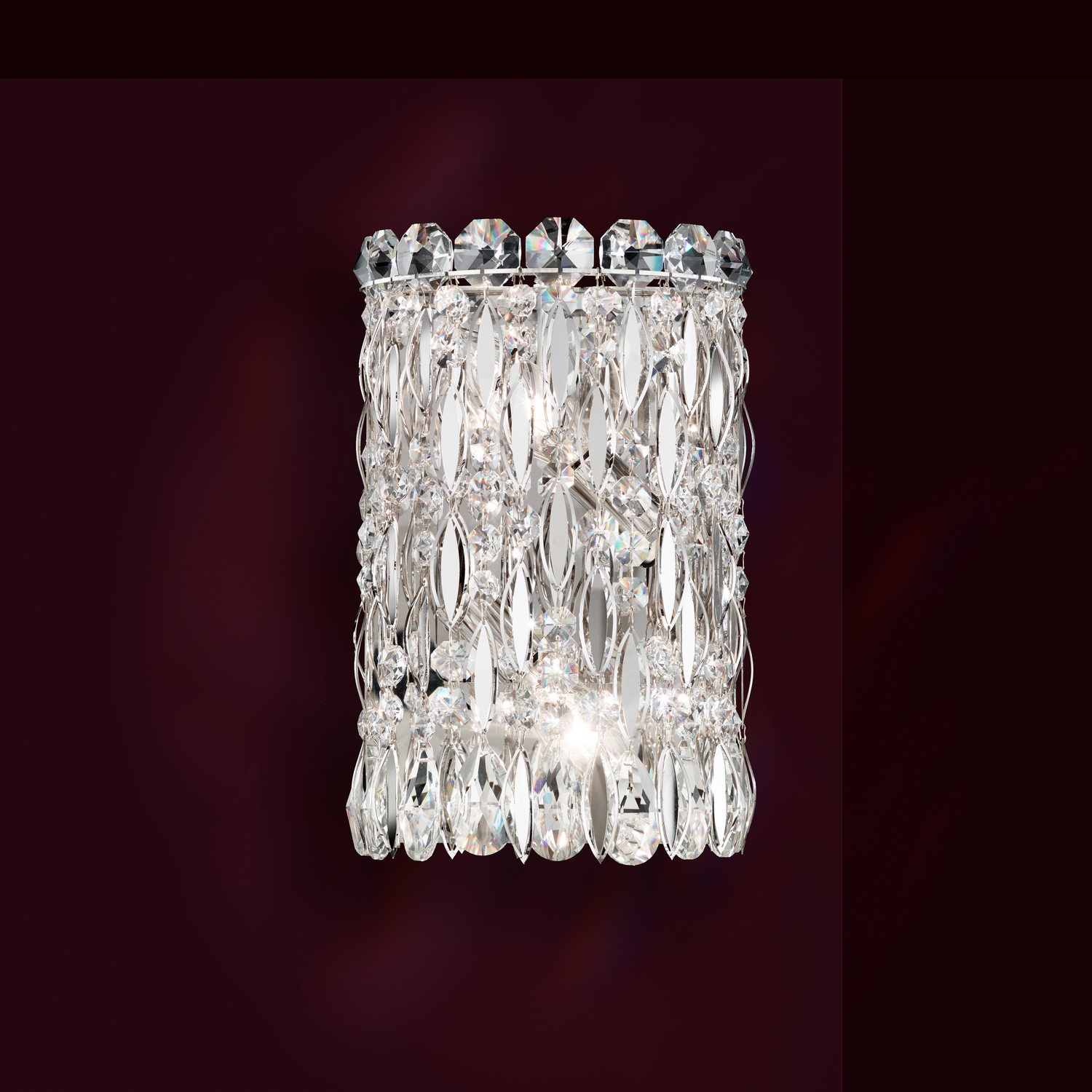 Schonbek RS8333N-06R Sarella 2 Light 7 inch White Bath Vanity & Wall Light in Radiance