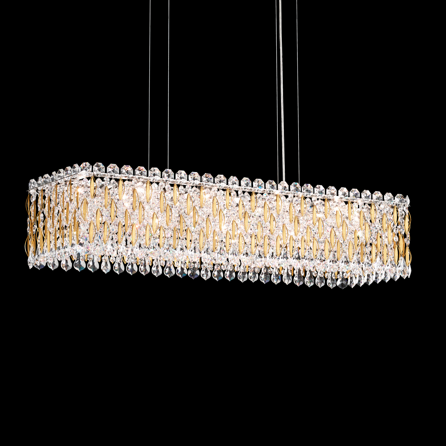 Sarella 13Light Linear Pendant in Stainless Steel