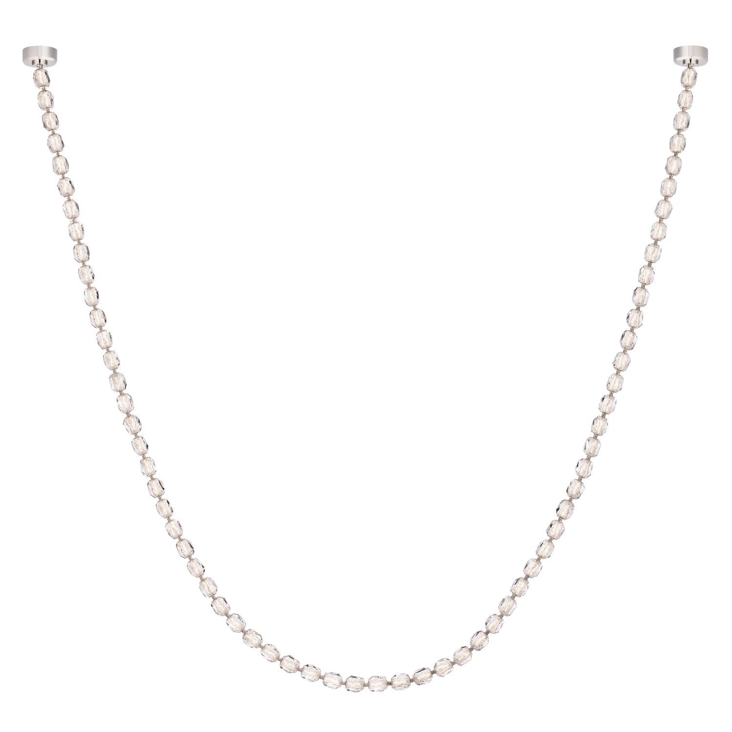 Polish Nickel LED Pendant from the Seduction Collection