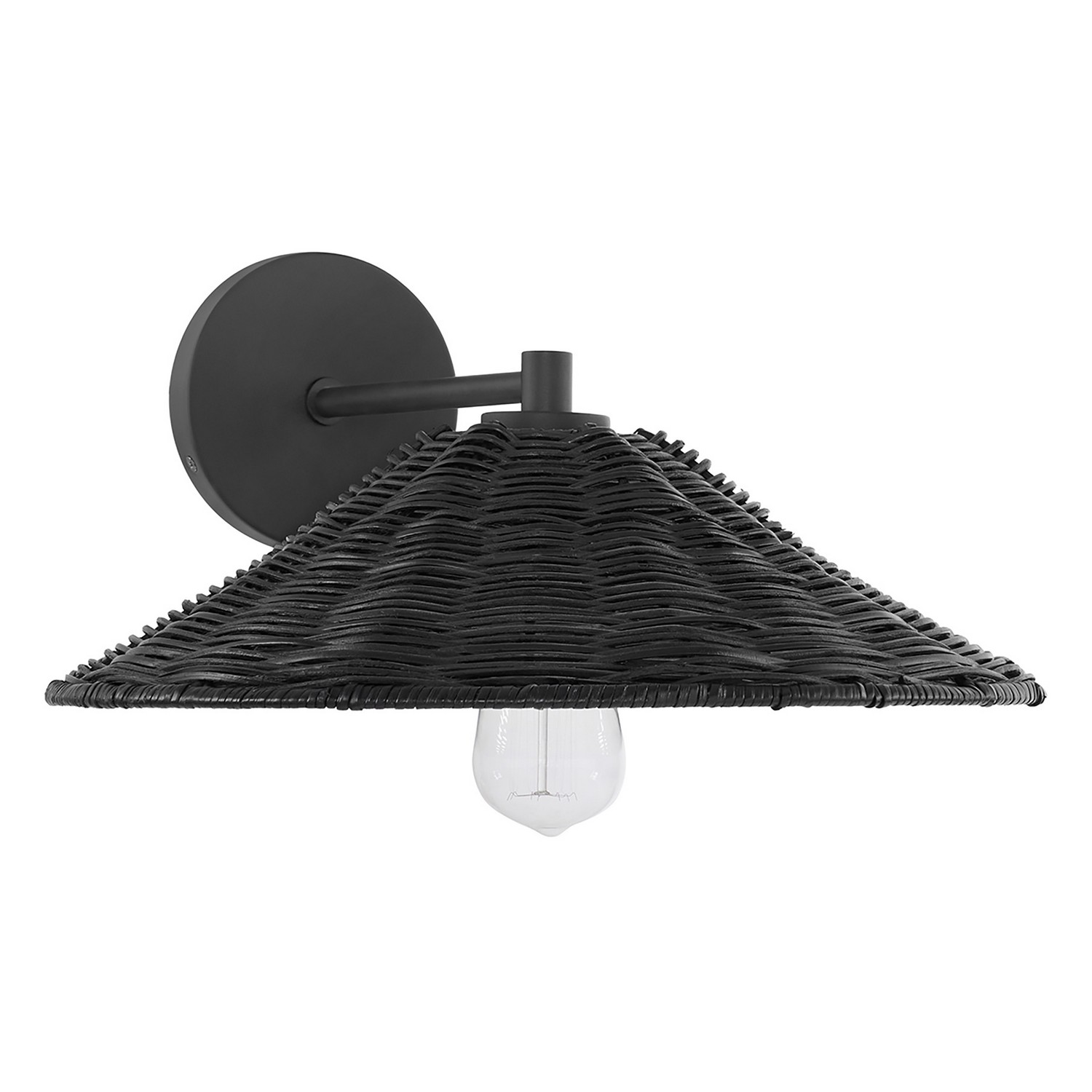 Trade Winds Wicker 1-Light Wall Sconce - Picture 6 of 12