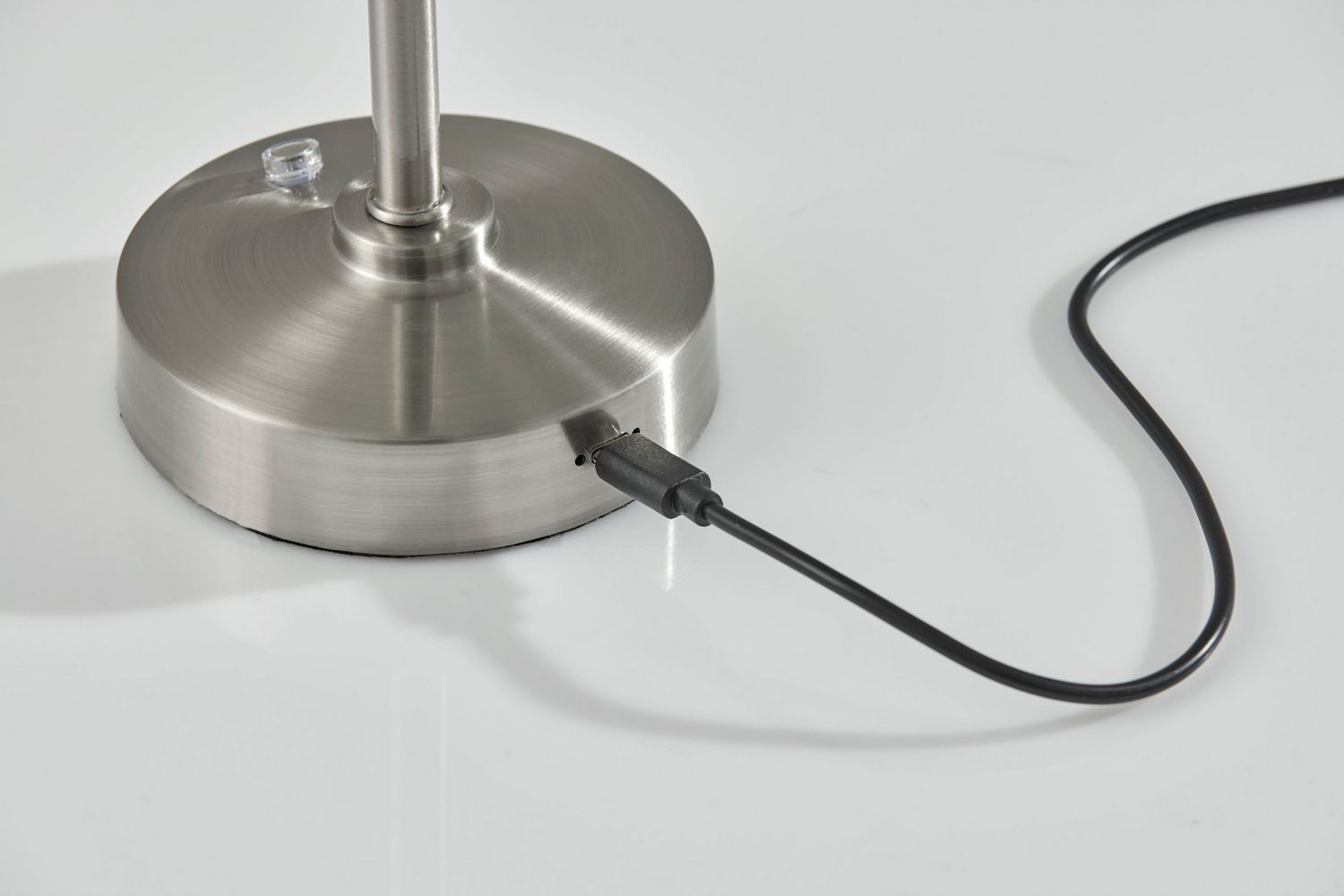 Adesso16" Metal Ritchie Led Cordless Table Lamp - Brushed Steel