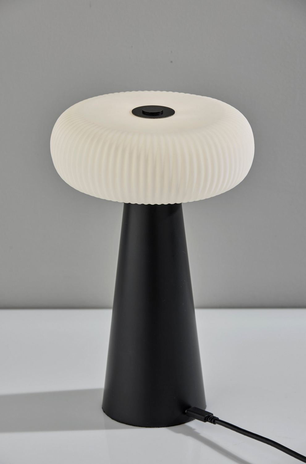 Adesso Ozzie LED Cordless Indoor/Outdoor Table Lamp, 11.25H, Black (3114-01) | Quill