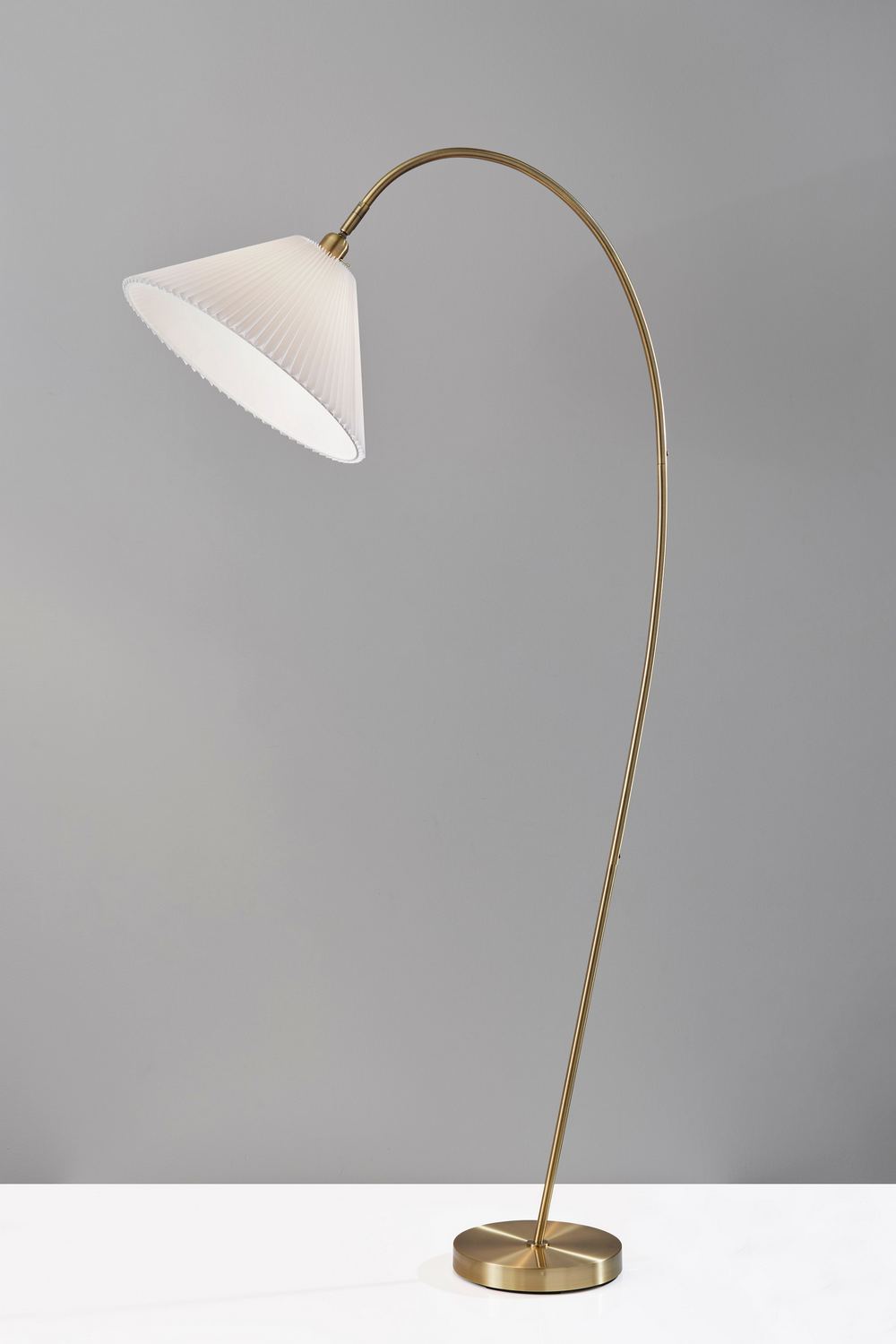 Antique Brass Floor Lamp from the Delaney Collection