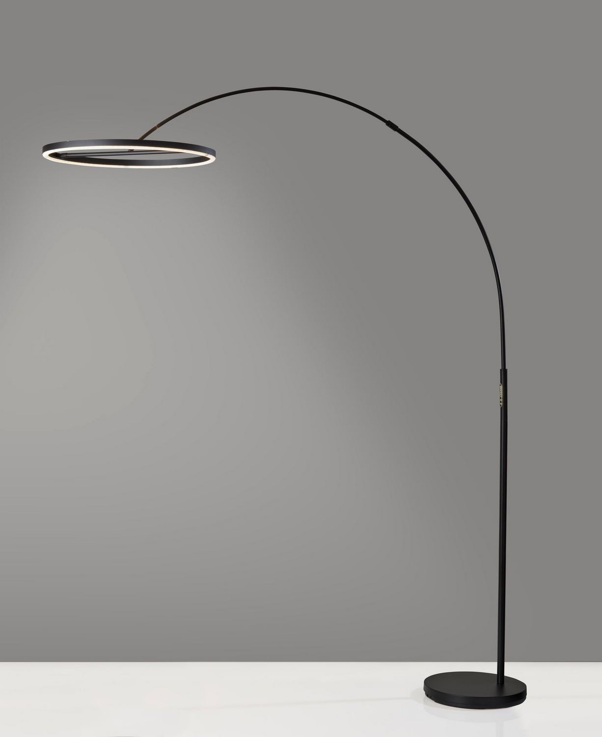 Adesso 81.5" Falcon Led Arc Lamp with Smart Switch - Black