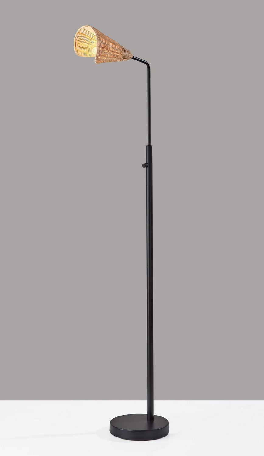 Adesso Cove 58 Metal Floor Lamp with Irregular Shade (5113-01) | Quill