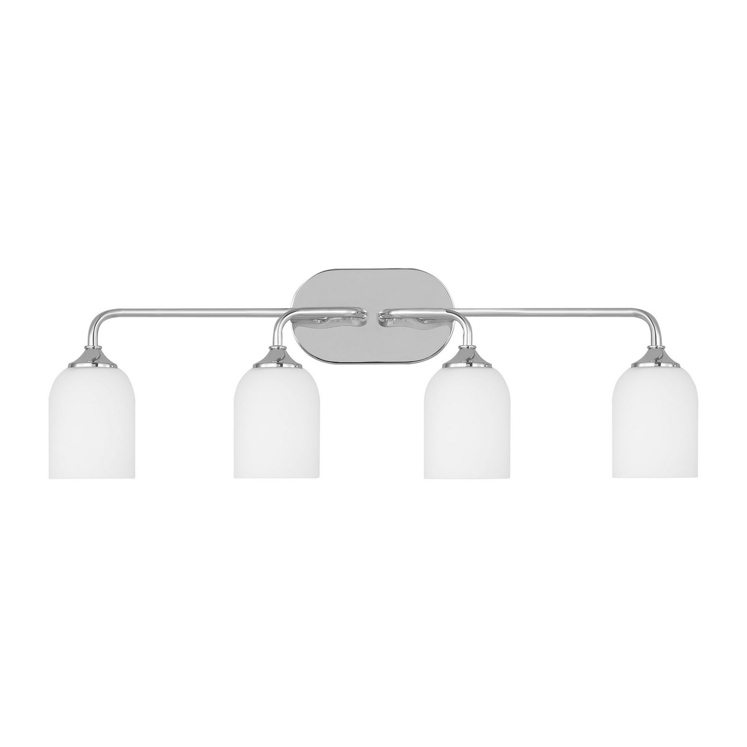 Photos - Chandelier / Lamp Generation Lighting Chrome Bathroom Vanity Light from the Emile Collection GLV1024EN3/CH