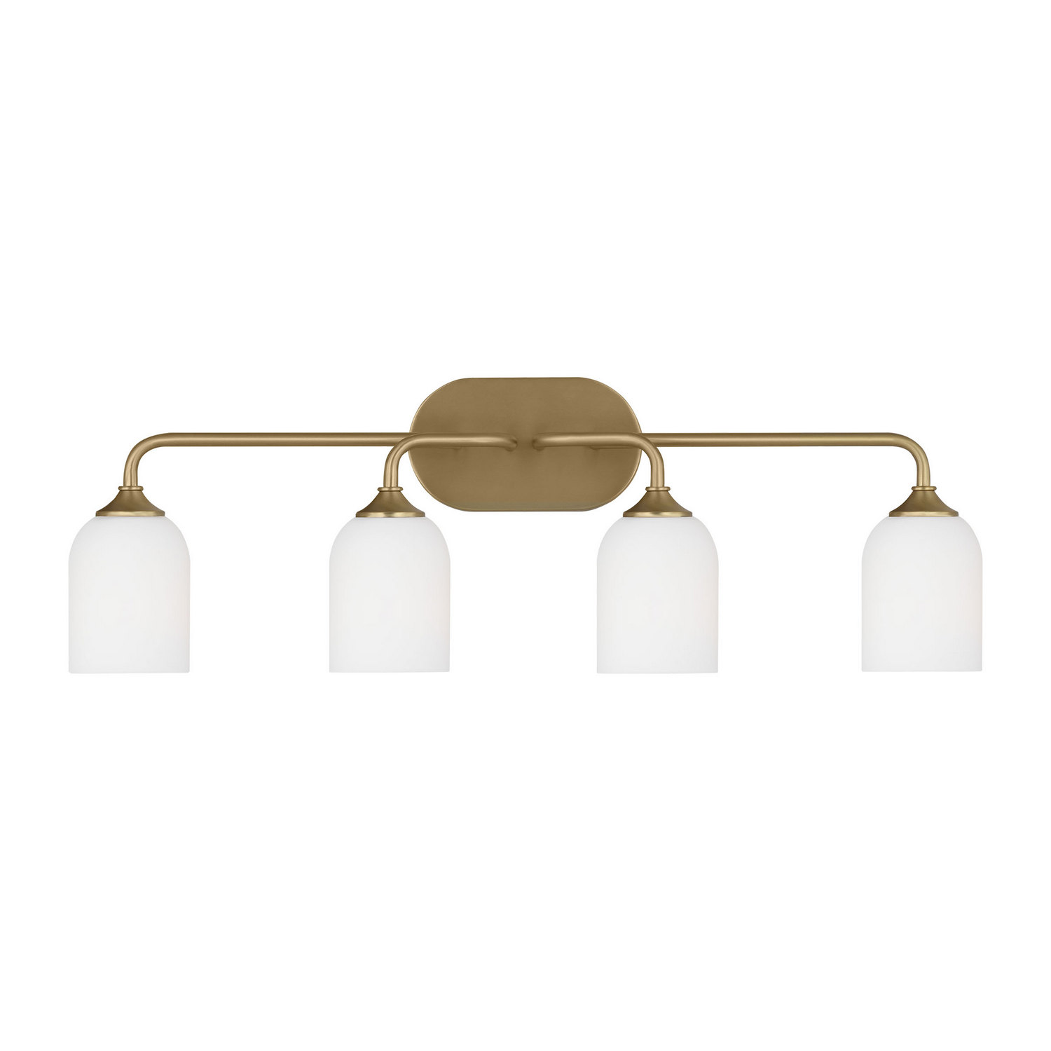 Photos - Chandelier / Lamp Generation Lighting Satin Bronze Bathroom Vanity Light from the Emile Collection GLV1024EN3/SB