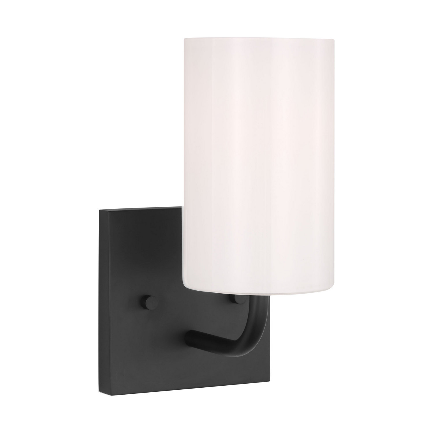 Photos - Chandelier / Lamp Generation Lighting Midnight Black Bathroom Vanity Light from the Rhett Collection GLV1001EN3/MBK
