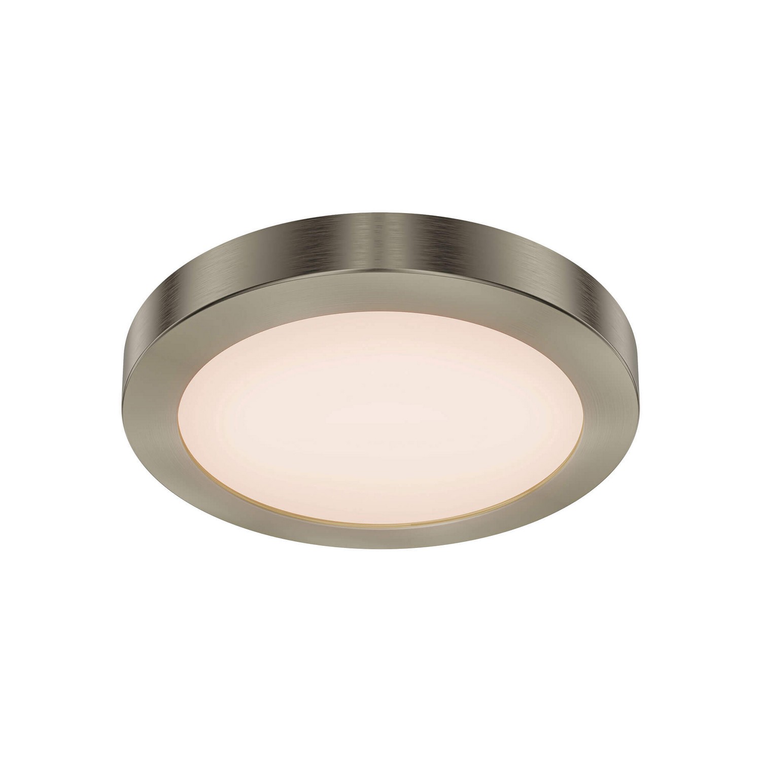 Satin Nickel Flush Mount from the Radiance Collection