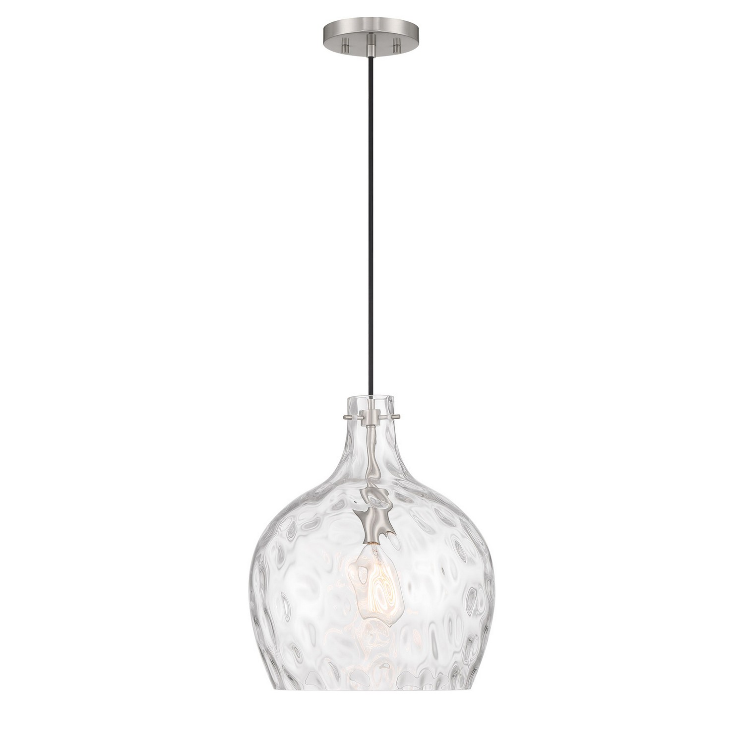 Pendant in Brushed Nickel
