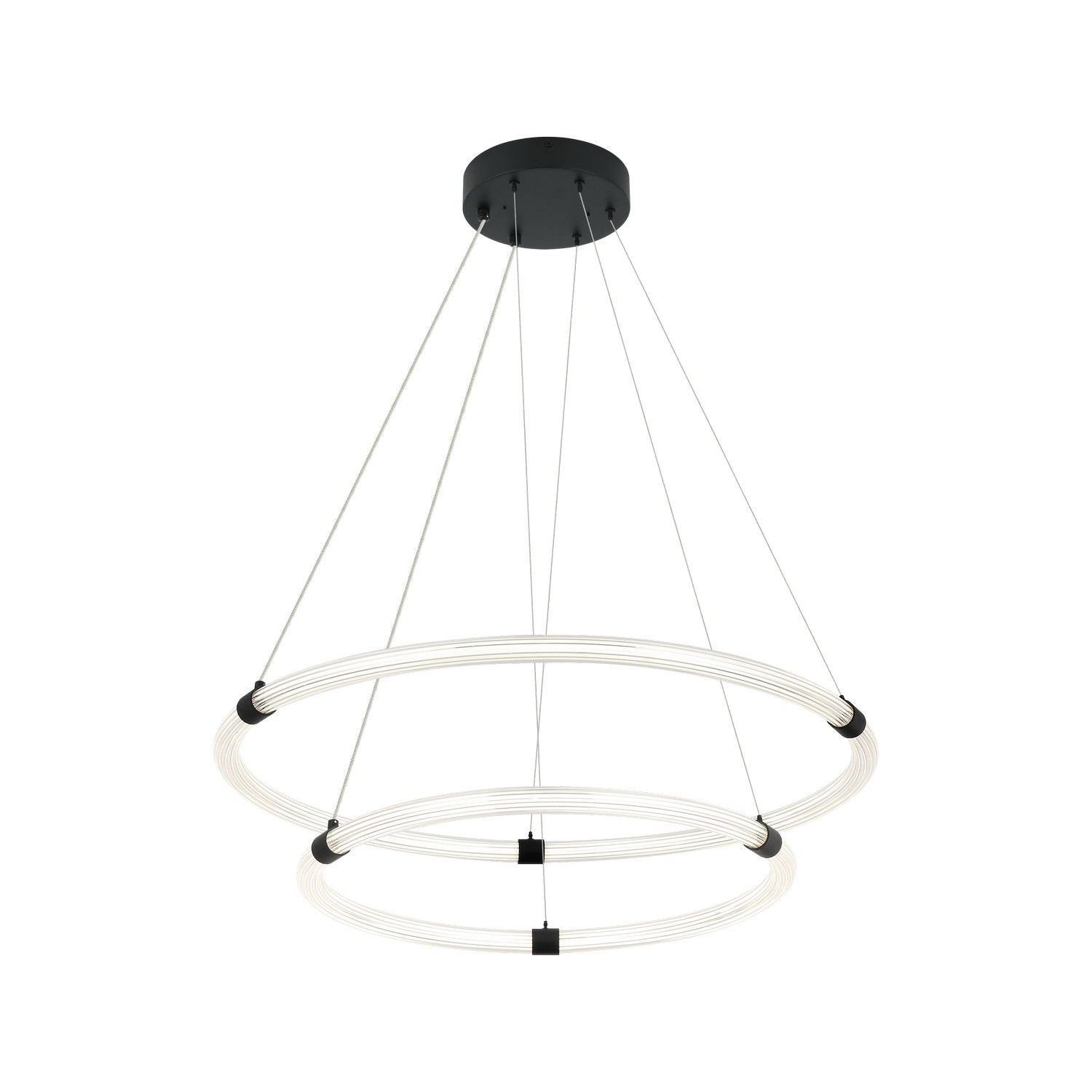 Matteo Lighting C34856MB Inkara LED 31.5 inch Matte Black Pendant Ceiling Light