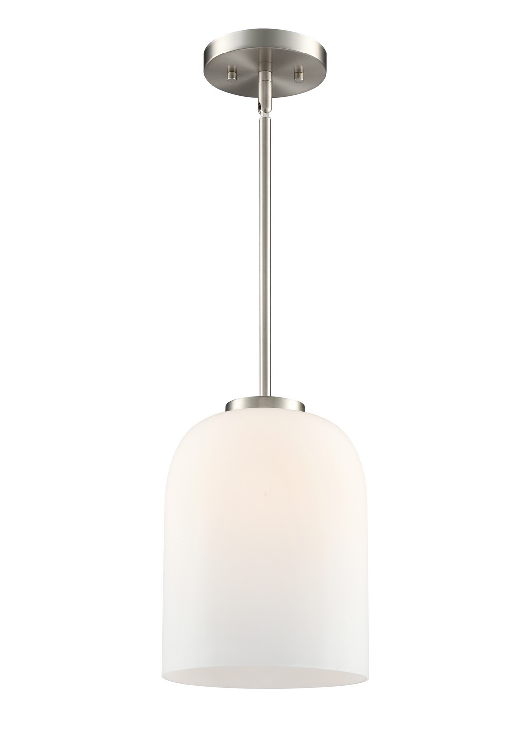 Brushed Nickel Pendant from the Laphia Collection