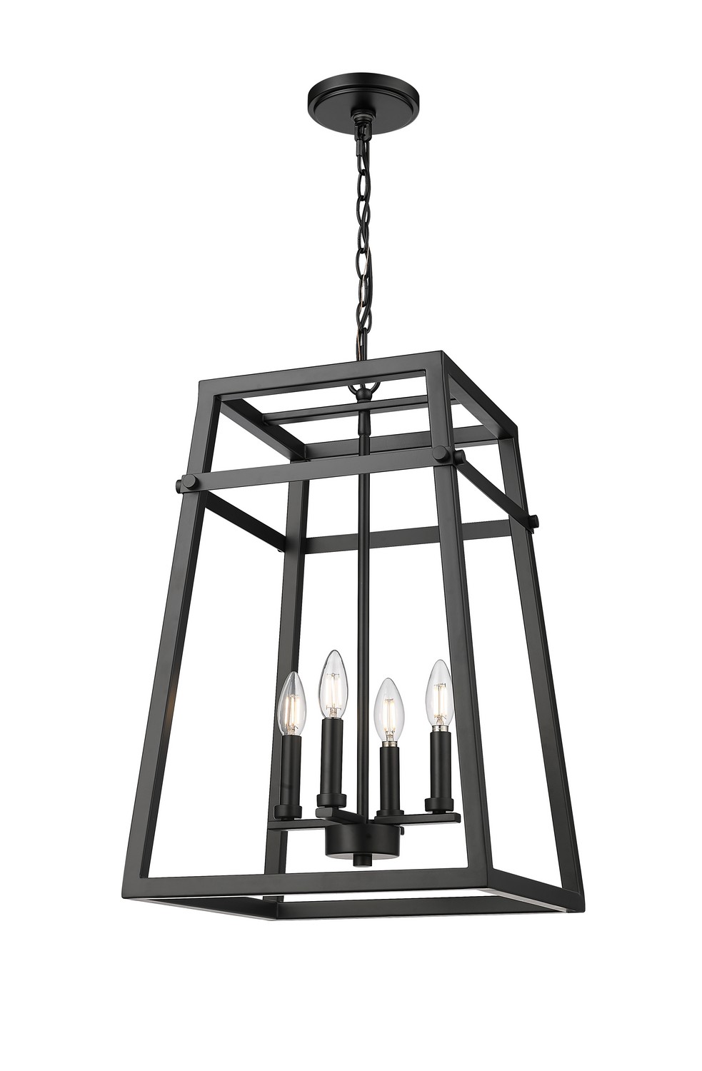 Photos - Chandelier / Lamp Millenium Millennium Lighting Matte Black Pendant from the Tellsa Collection 19204-MB 