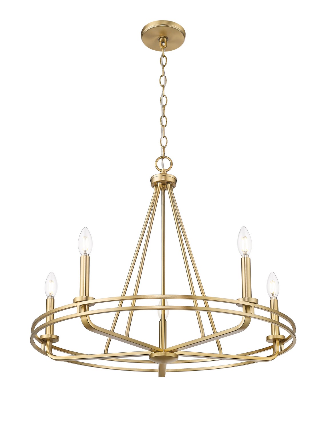 Vintage Brass Chand… - image
