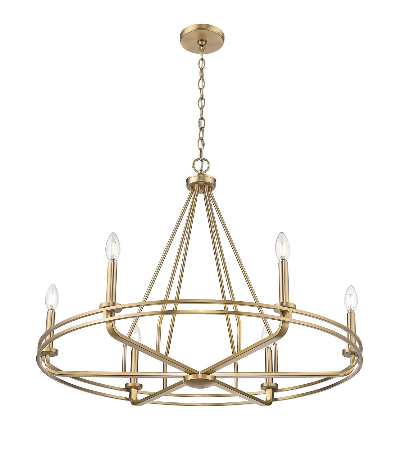 Vintage Brass Chand… - image