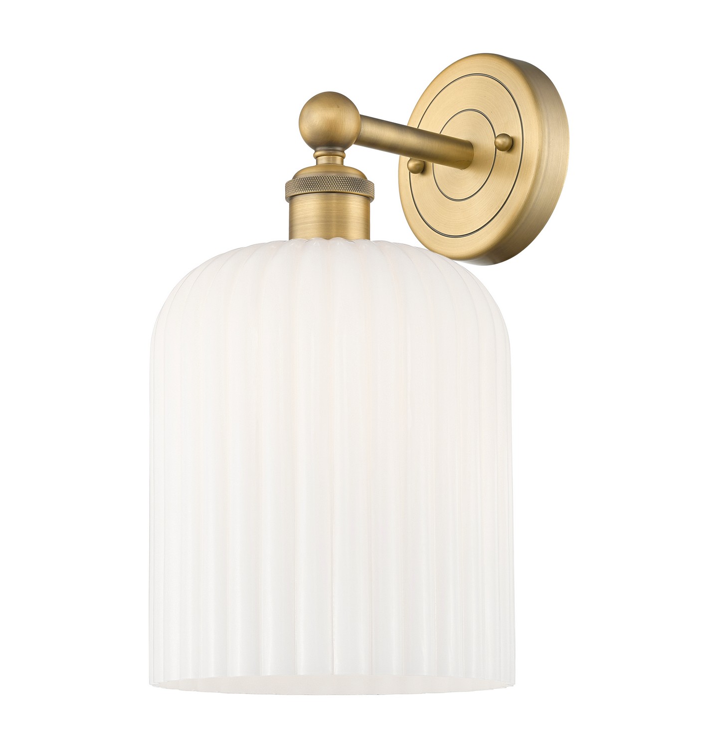One Light Wall Sconce by Innovations - Edison Collection, Brushed Brass Finish - 616-1W-BB-G559-8GWH