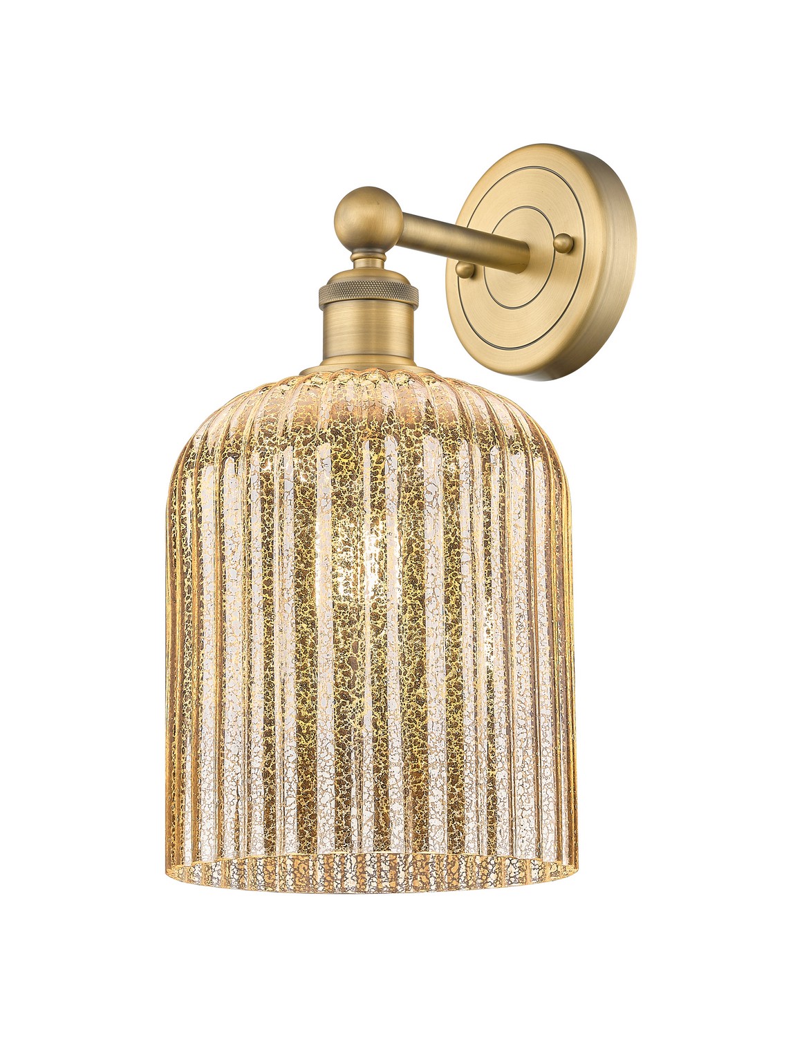 One Light Wall Sconce by Innovations - Edison Collection, Brushed Brass Finish - 616-1W-BB-G559-8ME