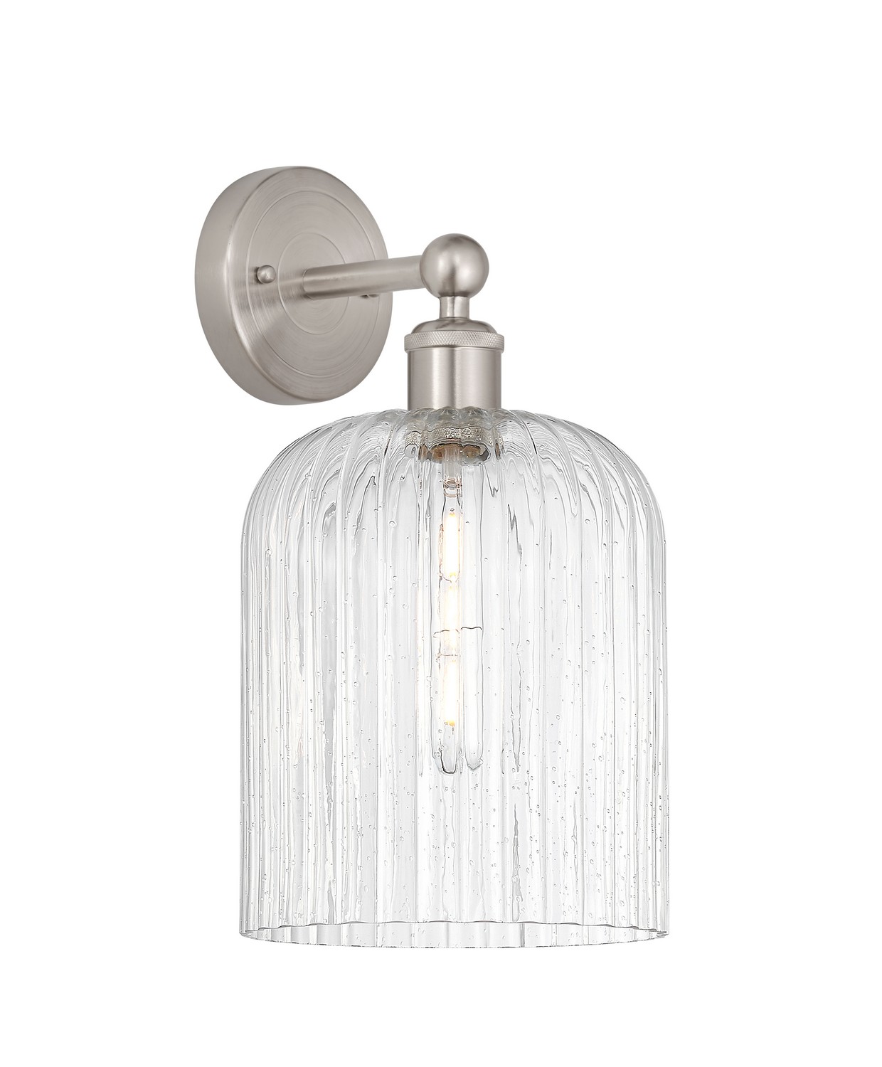 One Light Wall Sconce by Innovations - Edison Collection, Brushed Satin Nickel Finish - 616-1W-SN-G559-8SDY