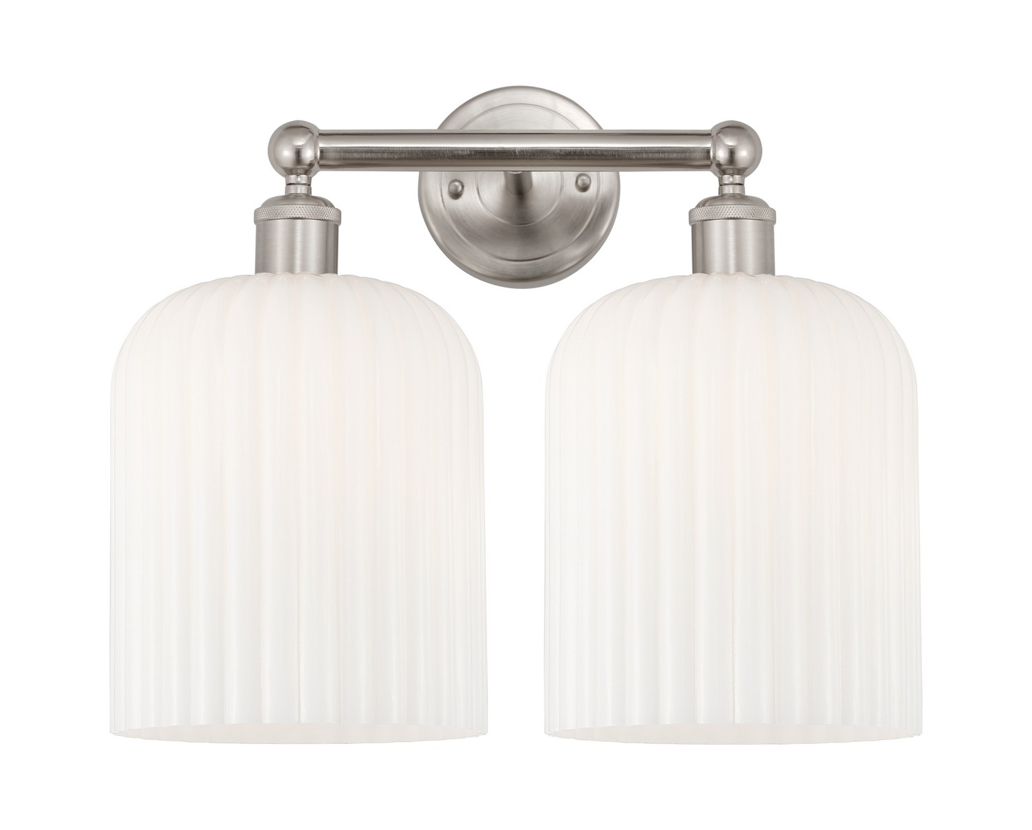 Two Light Bath Vanity by Innovations - Edison Collection, Brushed Satin Nickel Finish - 616-2W-SN-G559-8GWH