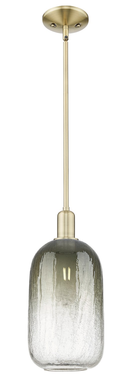 One Light Mini Pendant by Innovations - Arcadia Collection, Antique Brass Finish - 716-1S-AB-G482-7SL