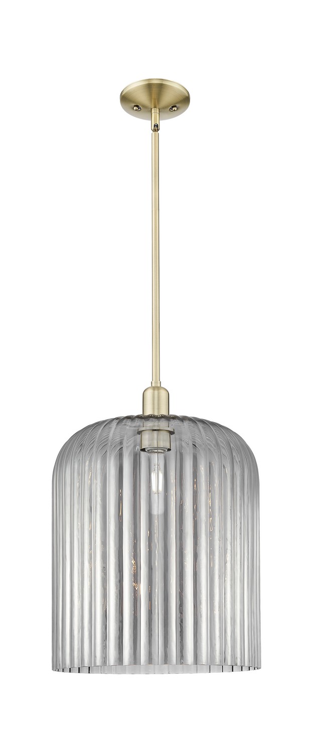 One Light Mini Pendant by Innovations - Arcadia Collection, Antique Brass Finish - 716-1S-AB-G559-12SM