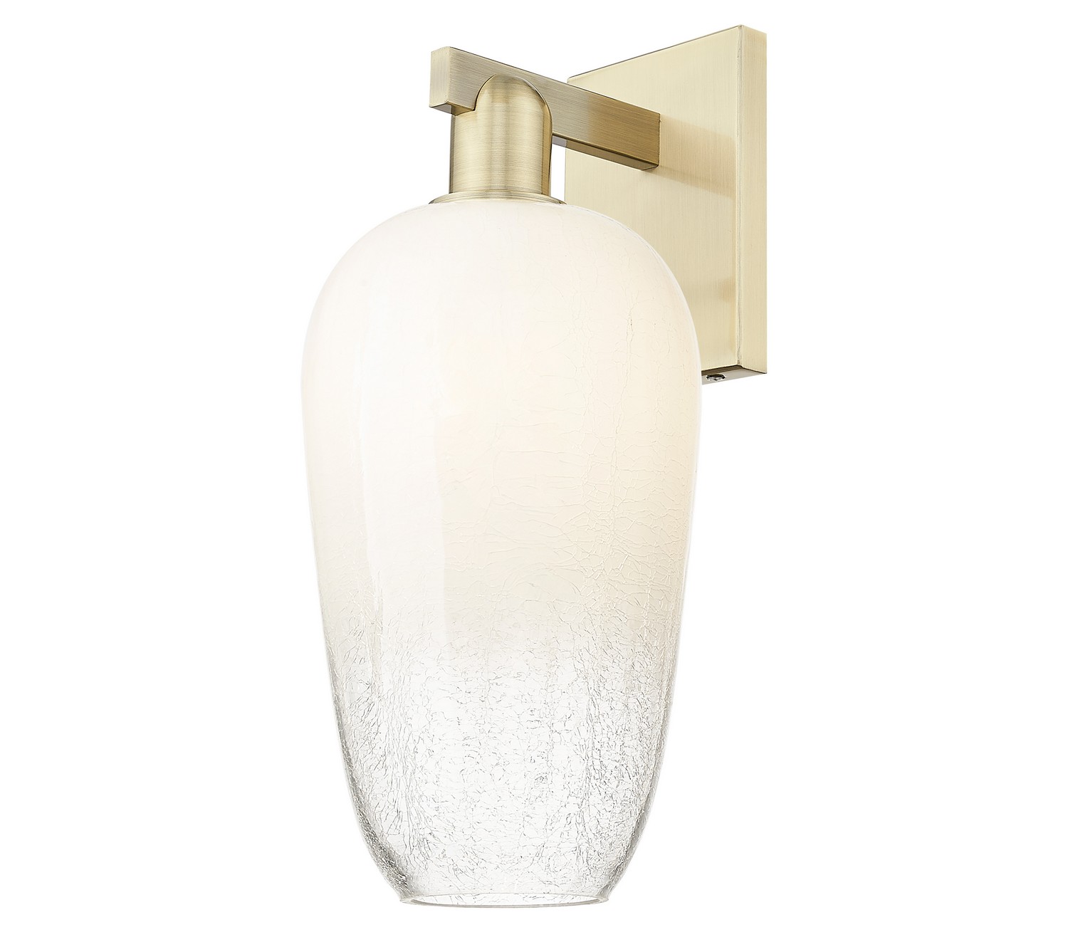 One Light Wall Sconce by Innovations - Arcadia Collection, Antique Brass Finish - 716-1W-AB-G484-7OP