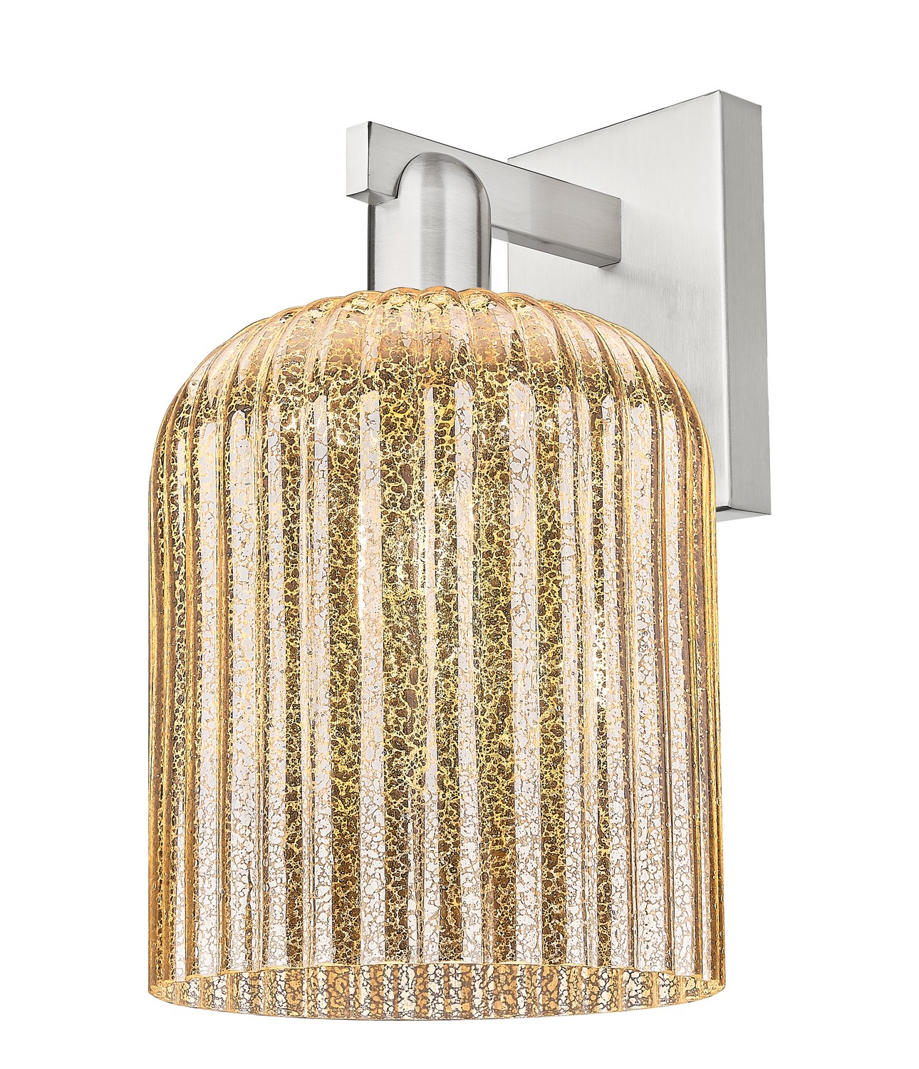 One Light Wall Sconce by Innovations - Arcadia Collection, Brushed Satin Nickel Finish - 716-1W-SN-G559-8ME