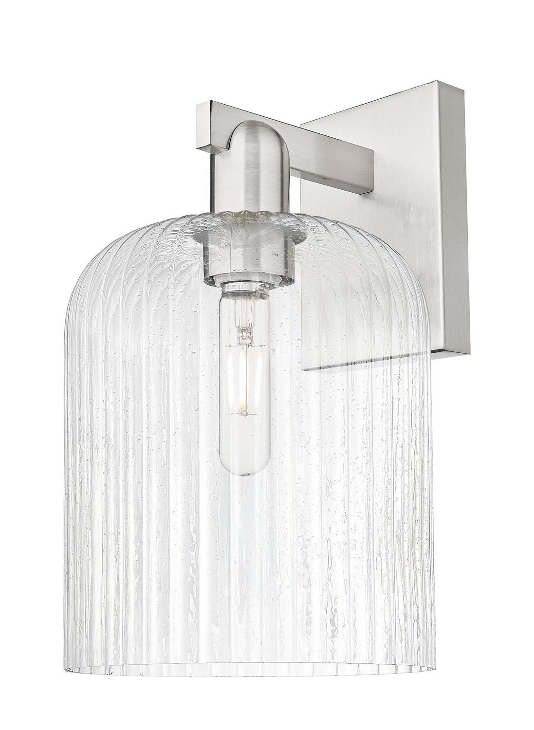 One Light Wall Sconce by Innovations - Arcadia Collection, Brushed Satin Nickel Finish - 716-1W-SN-G559-8SDY
