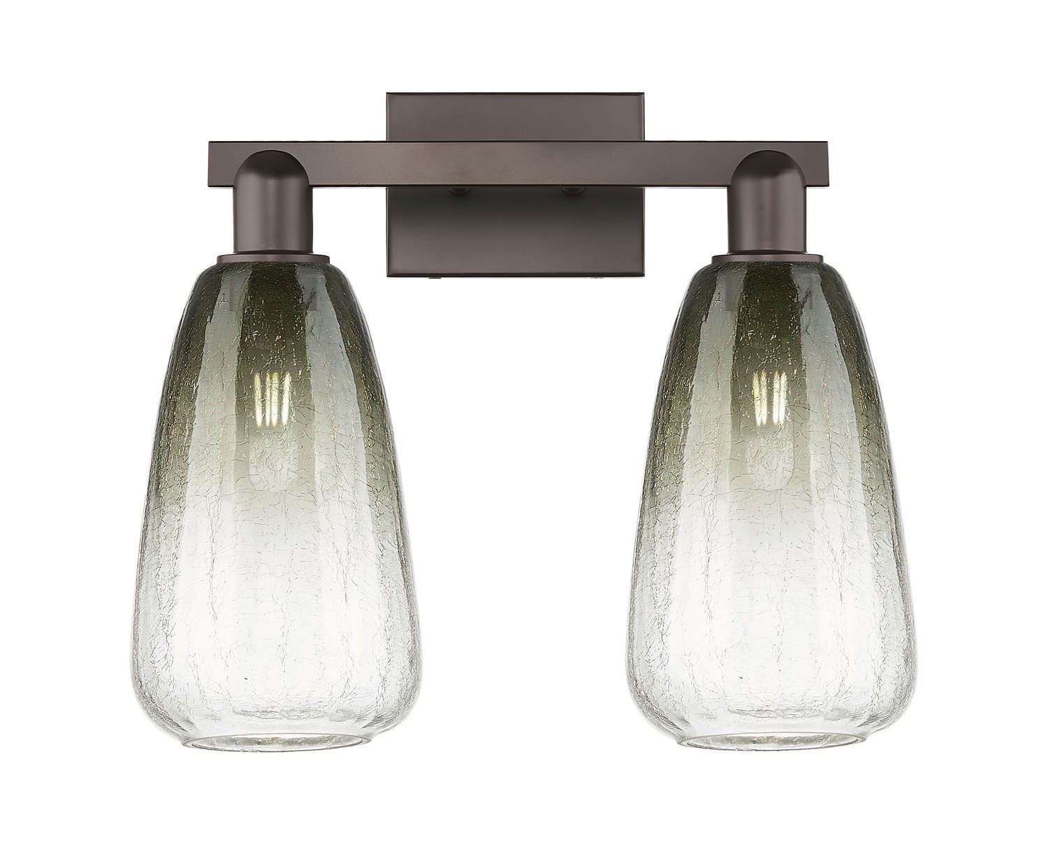 Two Light Bath Vanity by Innovations - Arcadia Collection, Oil Rubbed Bronze Finish - 716-2W-OB-G480-6SL