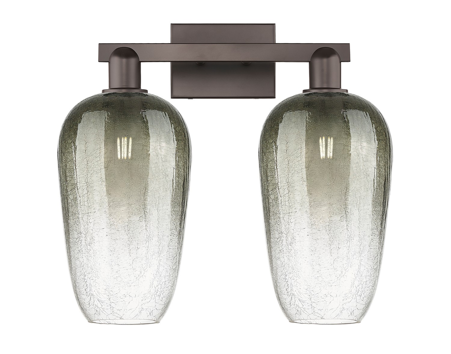 Two Light Bath Vanity by Innovations - Arcadia Collection, Oil Rubbed Bronze Finish - 716-2W-OB-G484-7SL