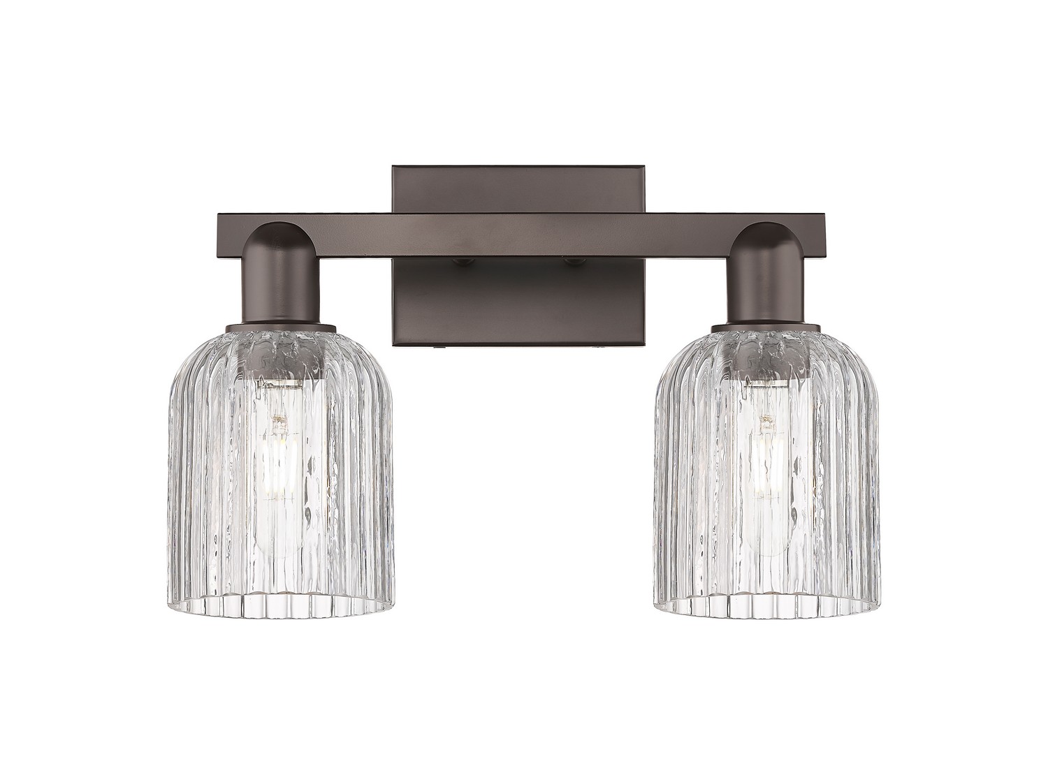 Two Light Bath Vanity by Innovations - Arcadia Collection, Oil Rubbed Bronze Finish - 716-2W-OB-G559-5CL