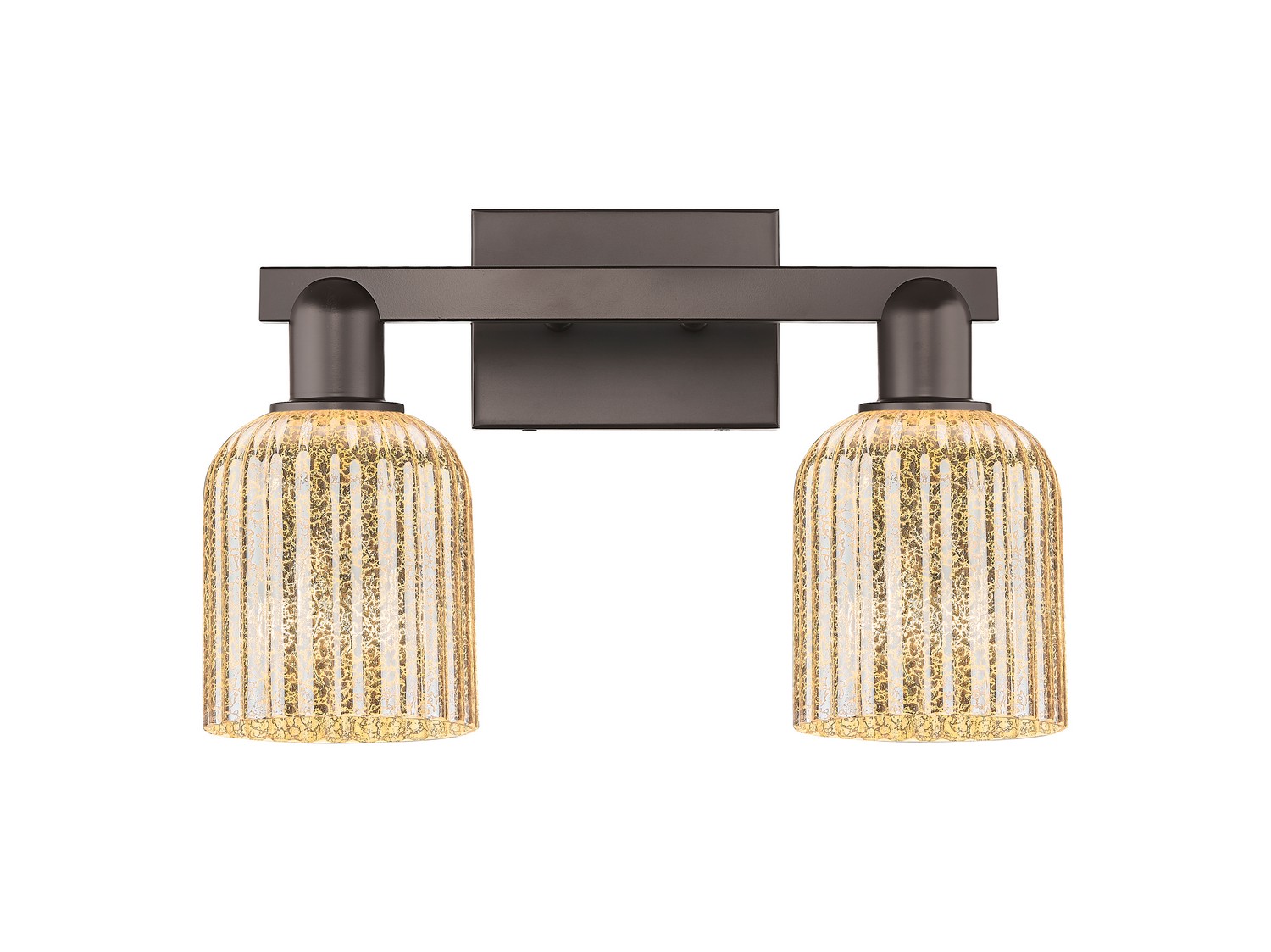 Two Light Bath Vanity by Innovations - Arcadia Collection, Oil Rubbed Bronze Finish - 716-2W-OB-G559-5ME
