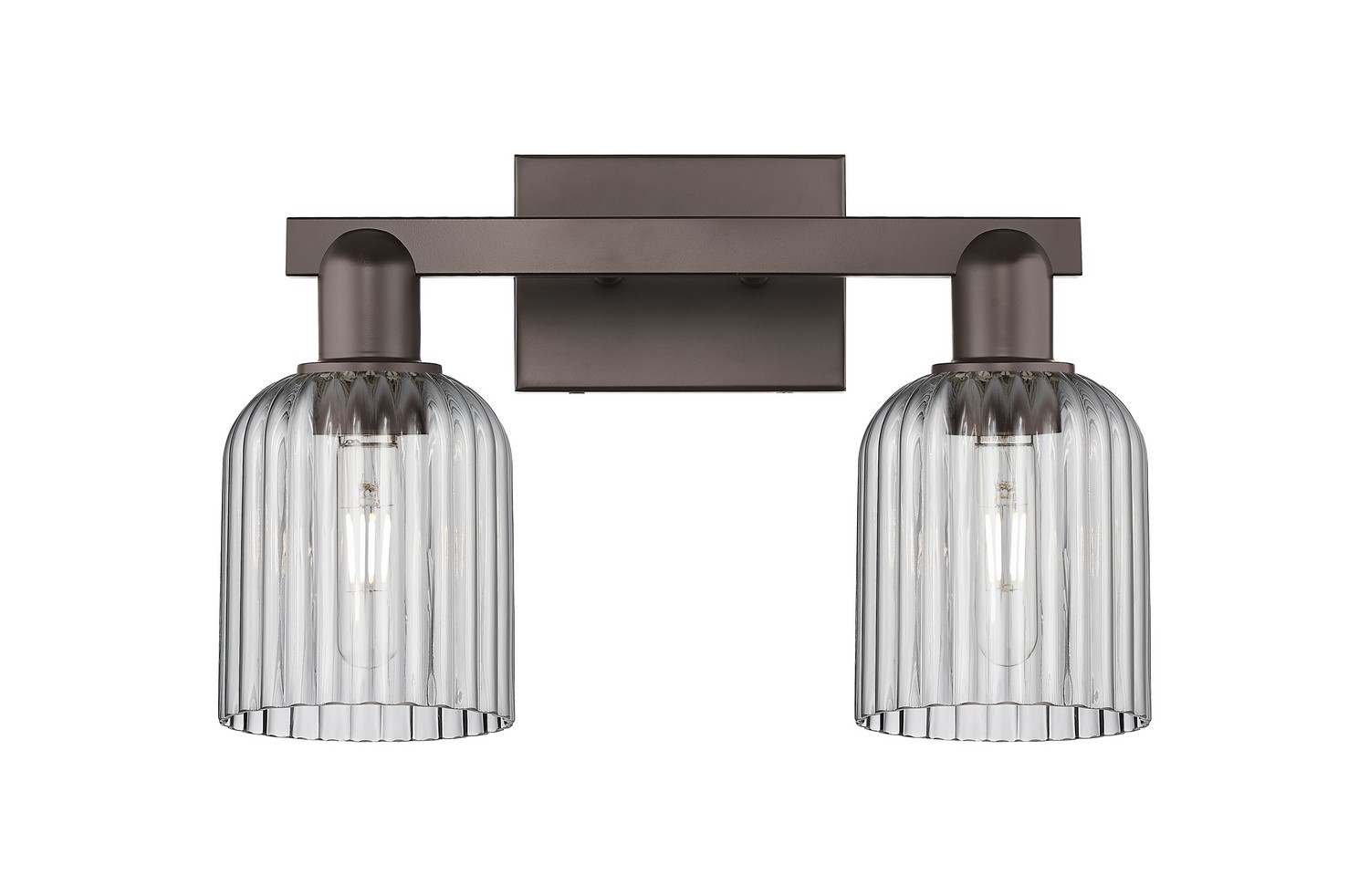 Two Light Bath Vanity by Innovations - Arcadia Collection, Oil Rubbed Bronze Finish - 716-2W-OB-G559-5SM