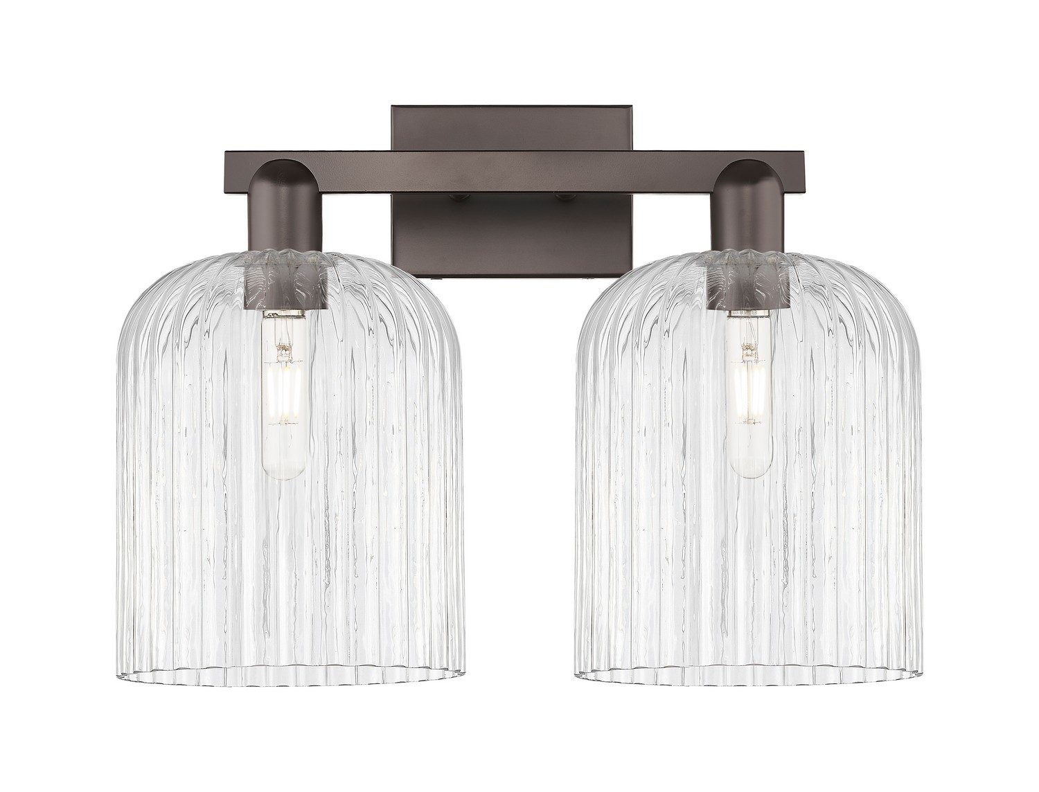 Two Light Bath Vanity by Innovations - Arcadia Collection, Oil Rubbed Bronze Finish - 716-2W-OB-G559-8CL