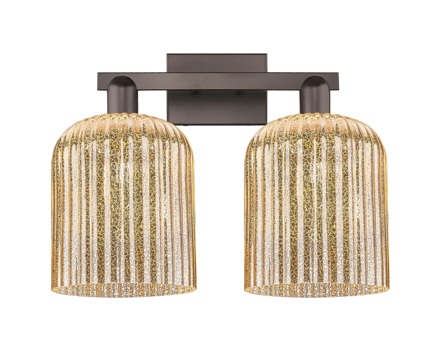 Two Light Bath Vanity by Innovations - Arcadia Collection, Oil Rubbed Bronze Finish - 716-2W-OB-G559-8ME