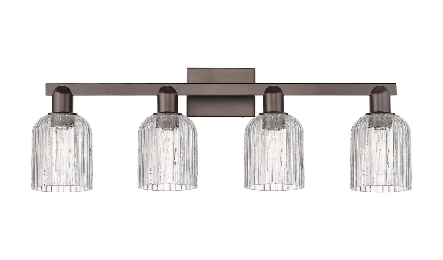 Four Light Bath Vanity by Innovations - Arcadia Collection, Oil Rubbed Bronze Finish - 716-4W-OB-G559-5CL