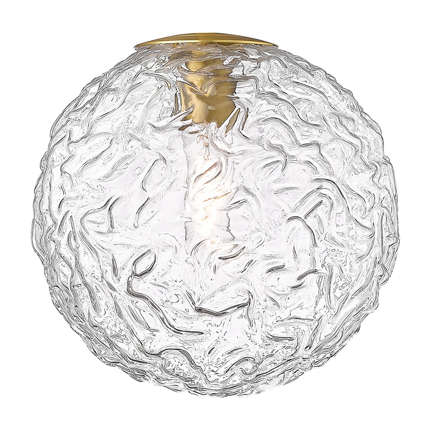 One Light Mini Pendant by Innovations - Barrington Collection, Brushed Brass Finish - G320-10CL-BB