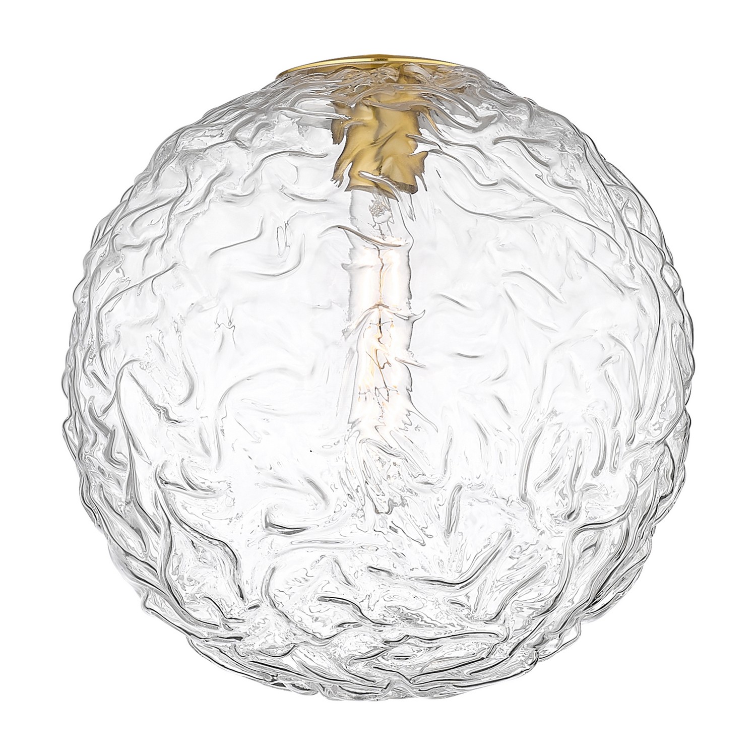 One Light Mini Pendant by Innovations - Barrington Collection, Brushed Brass Finish - G320-12CL-BB