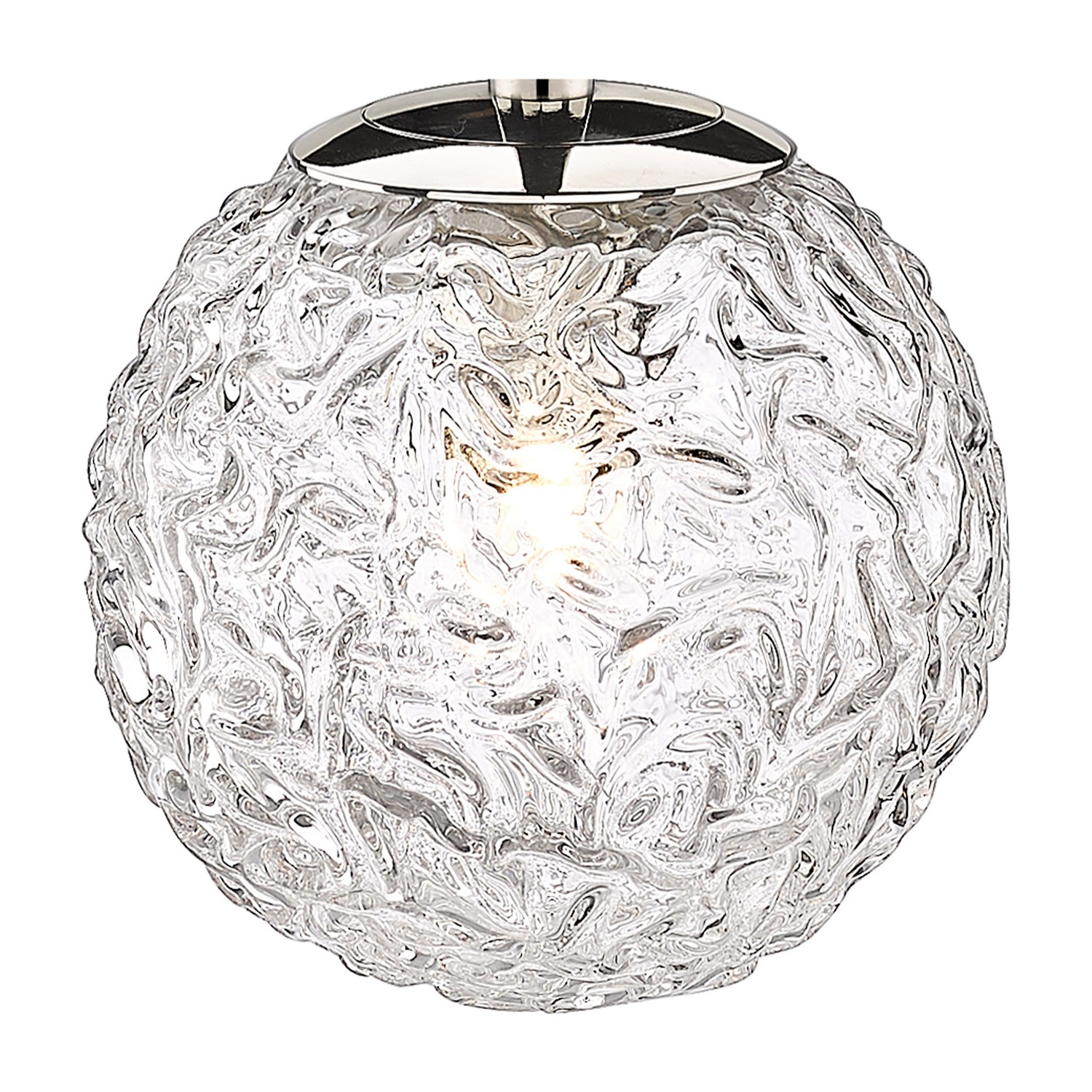 One Light Wall Sconce by Innovations - Barrington Collection, Polished Nickel Finish - G320-5CL-PN
