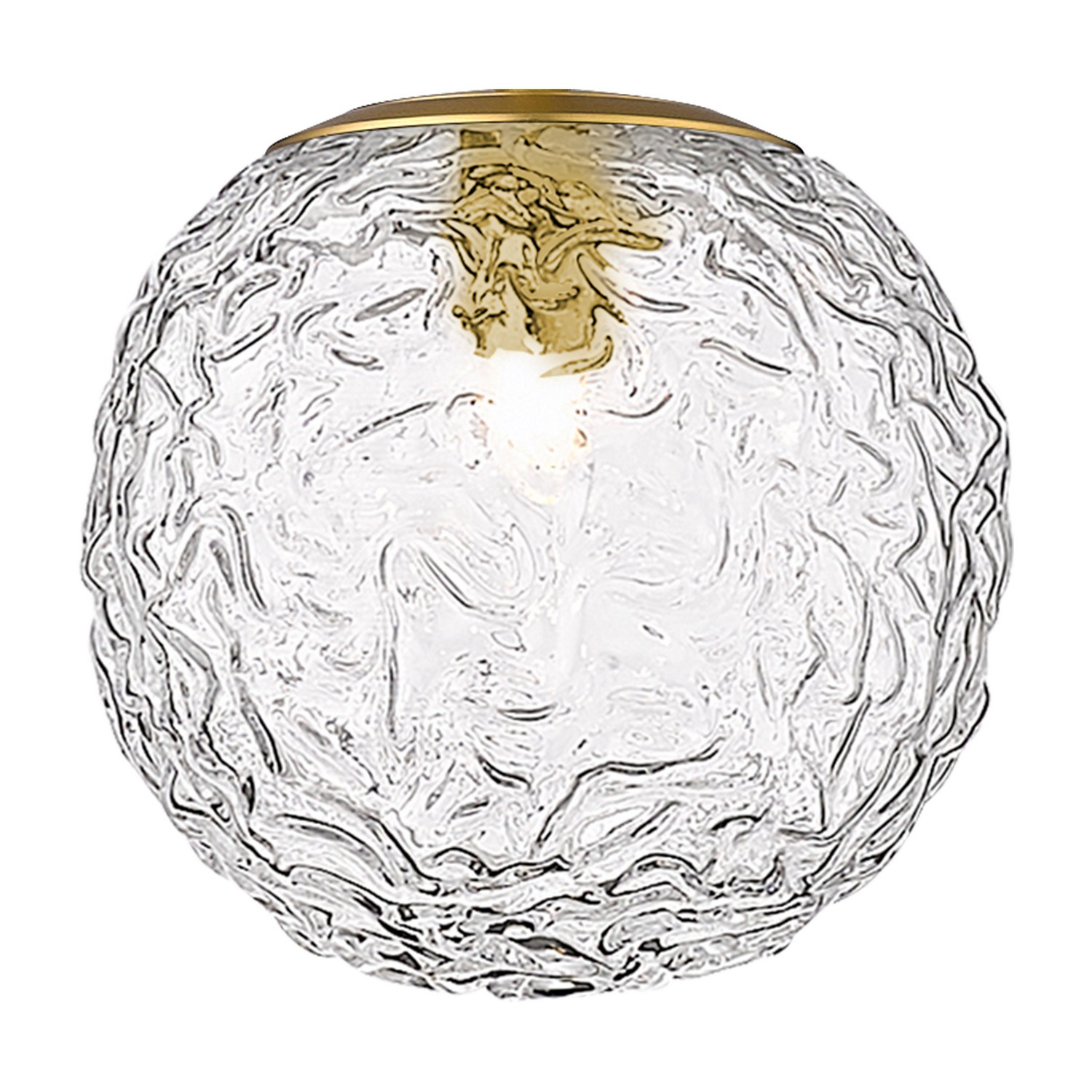 One Light Mini Pendant by Innovations - Barrington Collection, Brushed Brass Finish - G320-6CL-BB