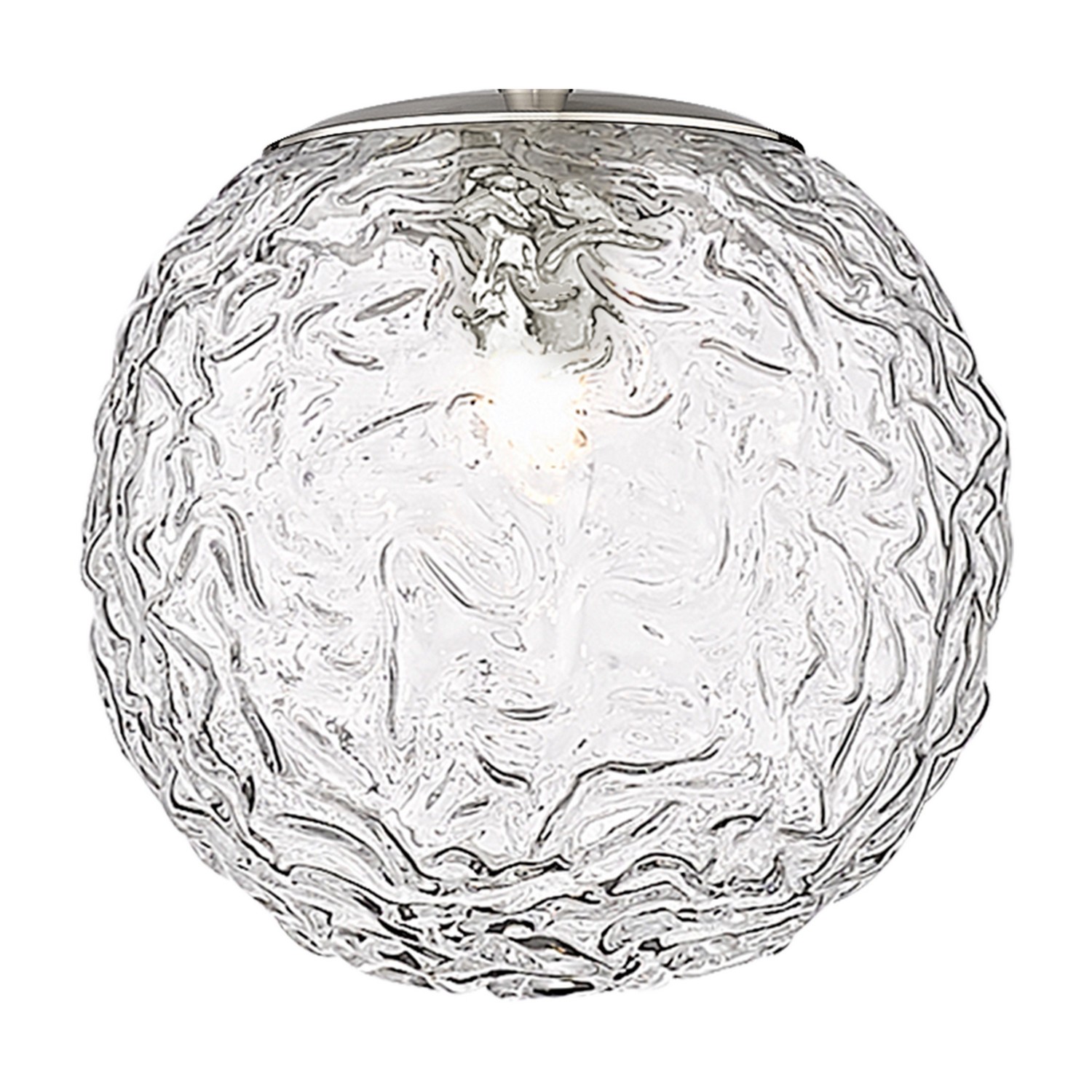 One Light Mini Pendant by Innovations - Barrington Collection, Brushed Satin Nickel Finish - G320-6CL-SN
