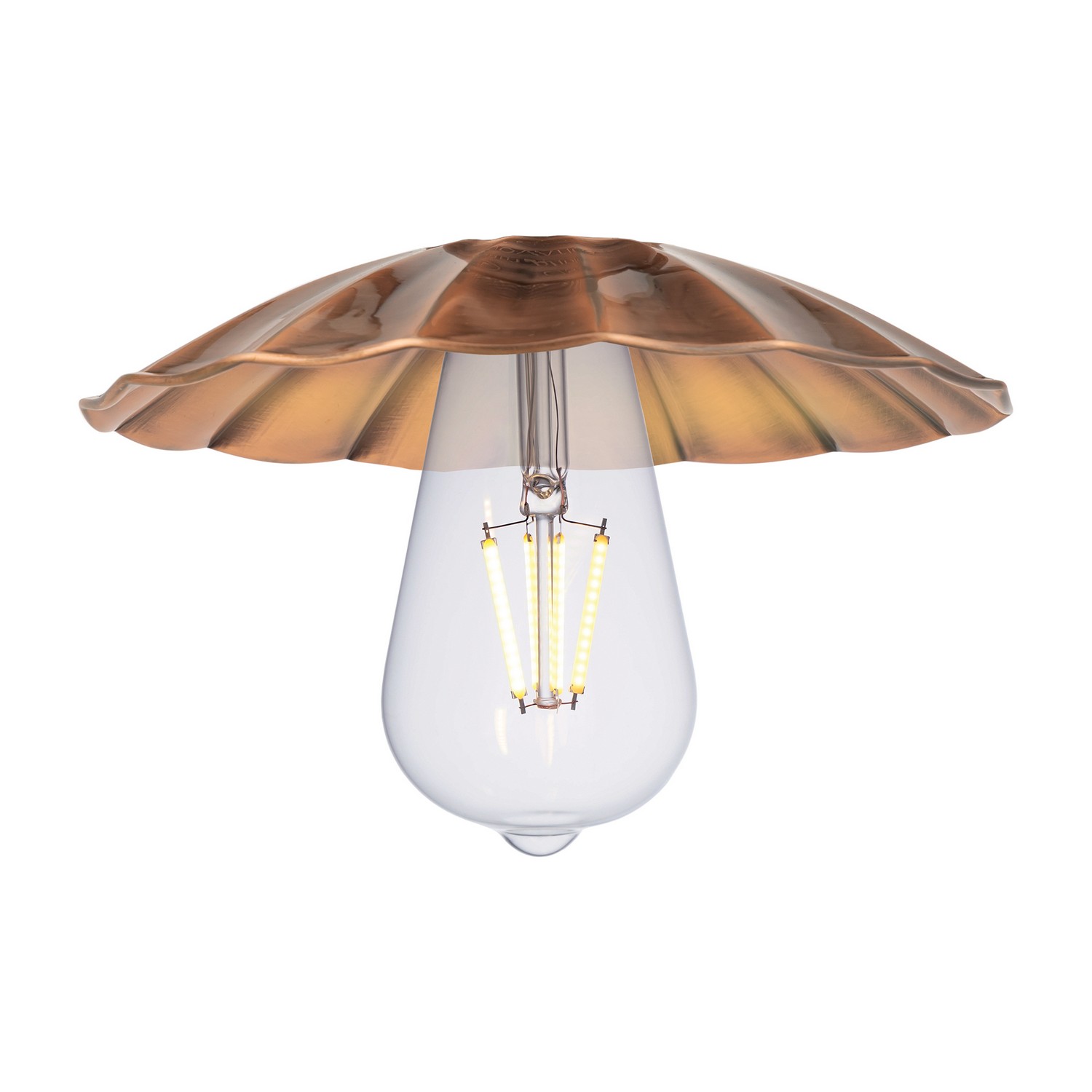 One Light Mini Pendant by Innovations - Franklin Restoration Collection, Antique Copper Finish - M17-AC