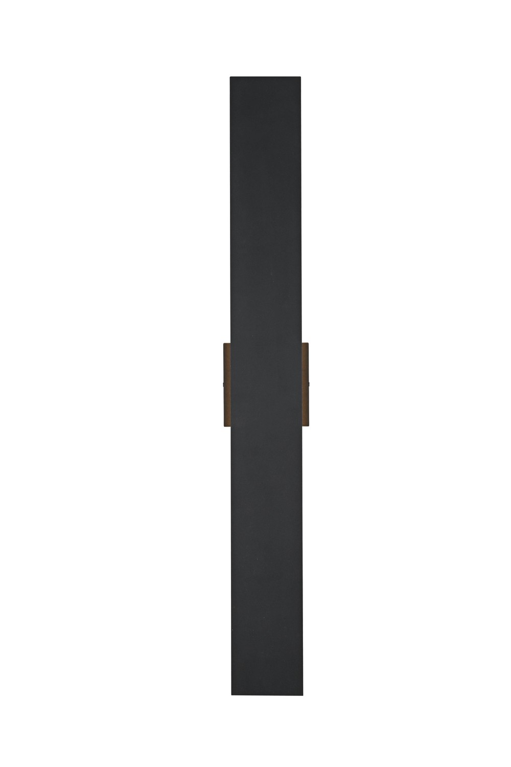 Photos - Chandelier / Lamp Elegant Lighting Black LED Outdoor Wall Sconce from the Waylen Collection OD506W34BK