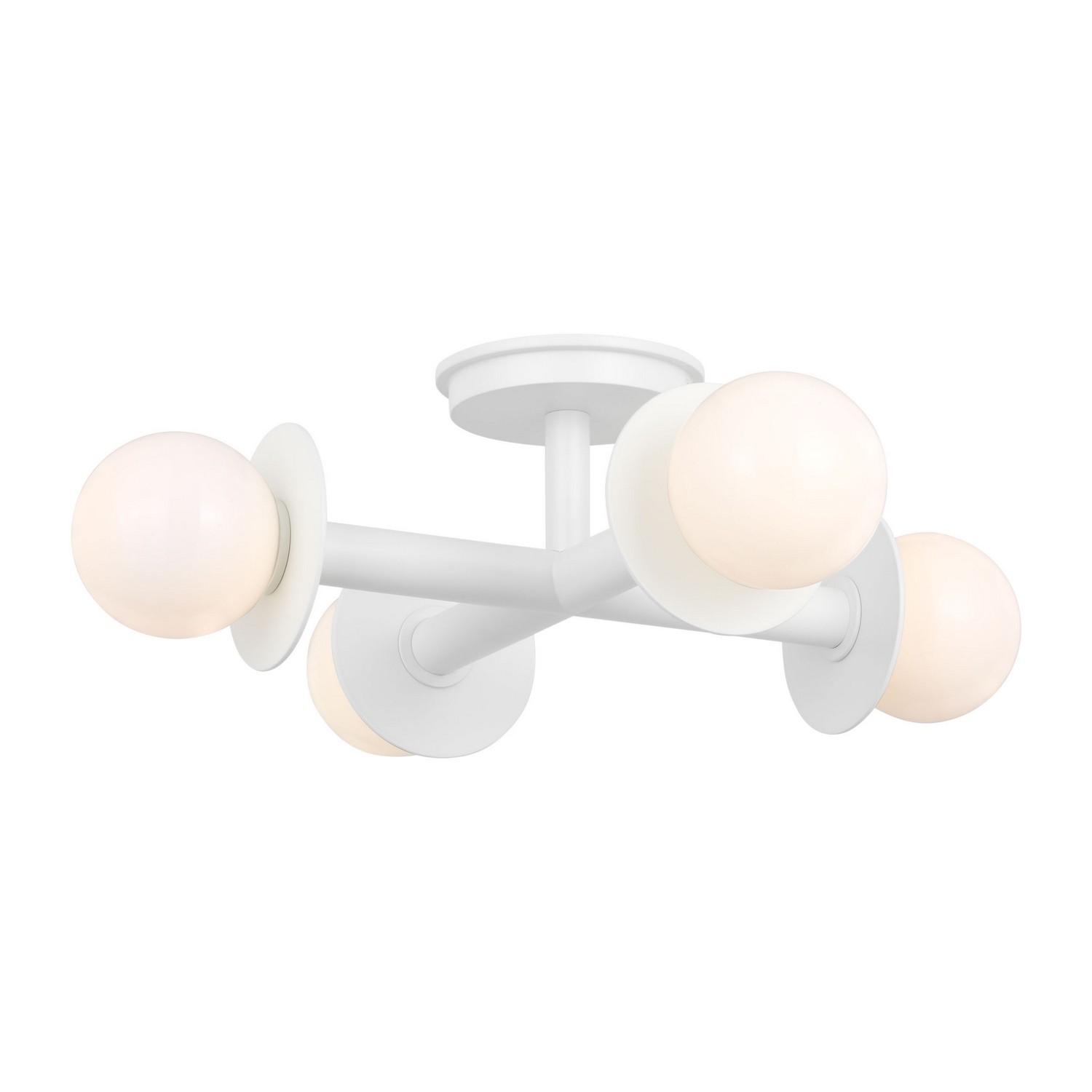 Matte White Semi-Fl… - image