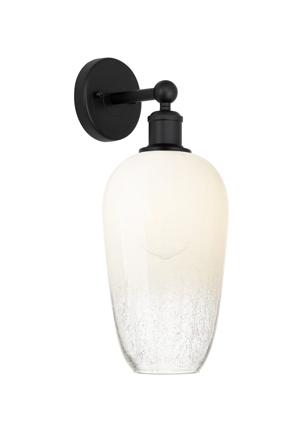 One Light Wall Sconce by Innovations - Edison Collection, Matte Black Finish - 616-1W-BK-G484-7OP