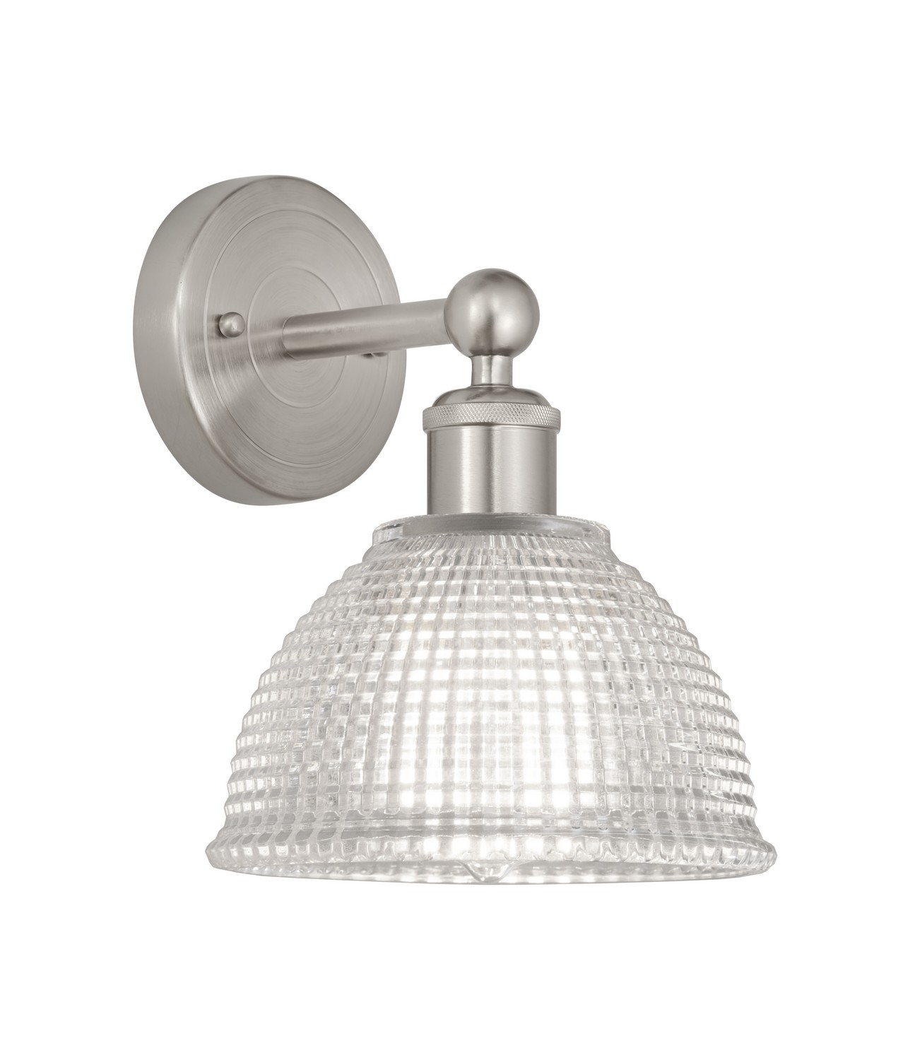 One Light Wall Sconce by Innovations - Edison Collection, Brushed Satin Nickel Finish - 616-1W-SN-G422