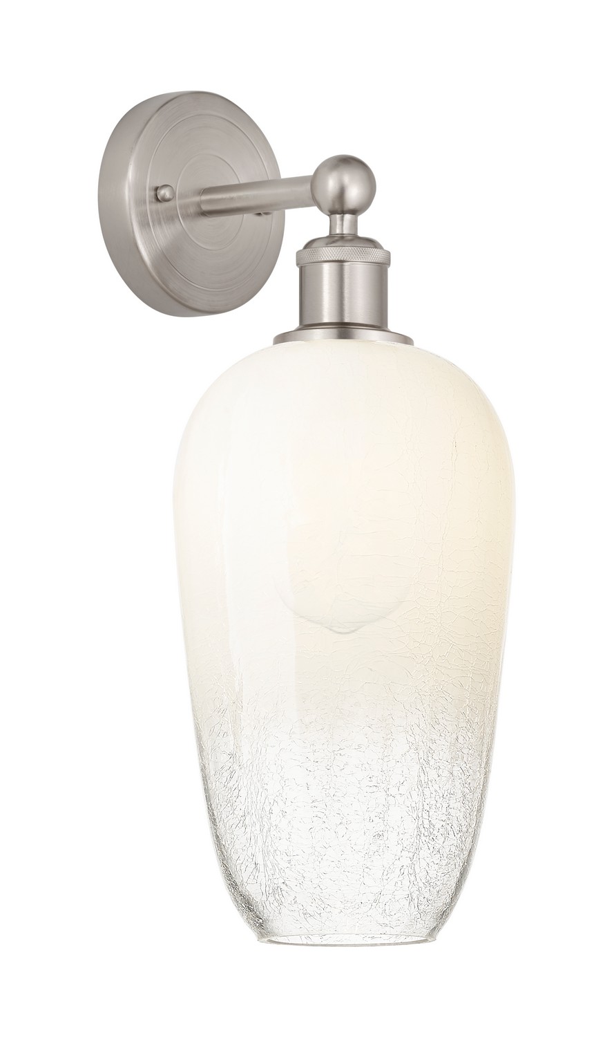 One Light Wall Sconce by Innovations - Edison Collection, Brushed Satin Nickel Finish - 616-1W-SN-G484-7OP