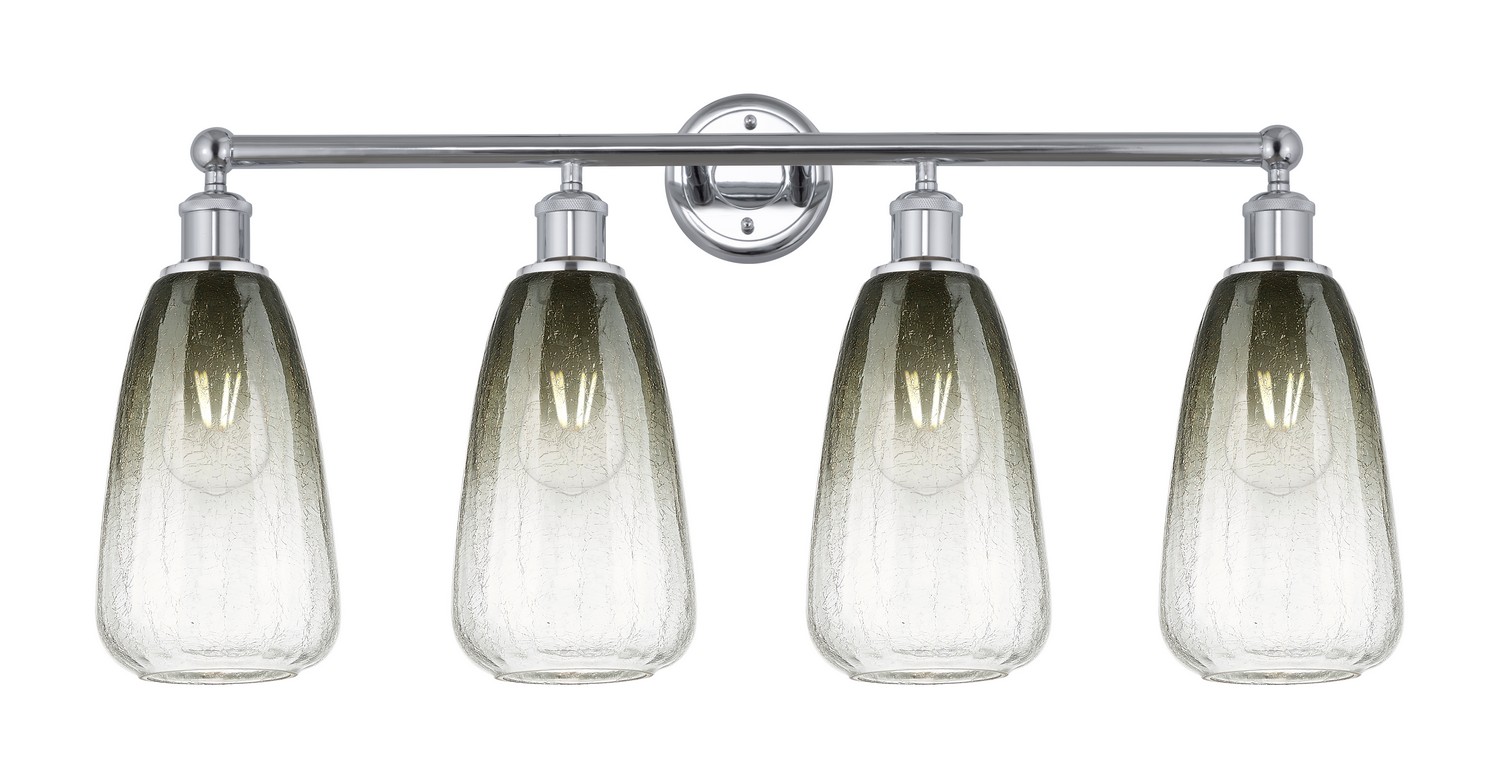 Four Light Bath Vanity by Innovations - Edison Collection, Polished Chrome Finish - 616-4W-PC-G480-6SL